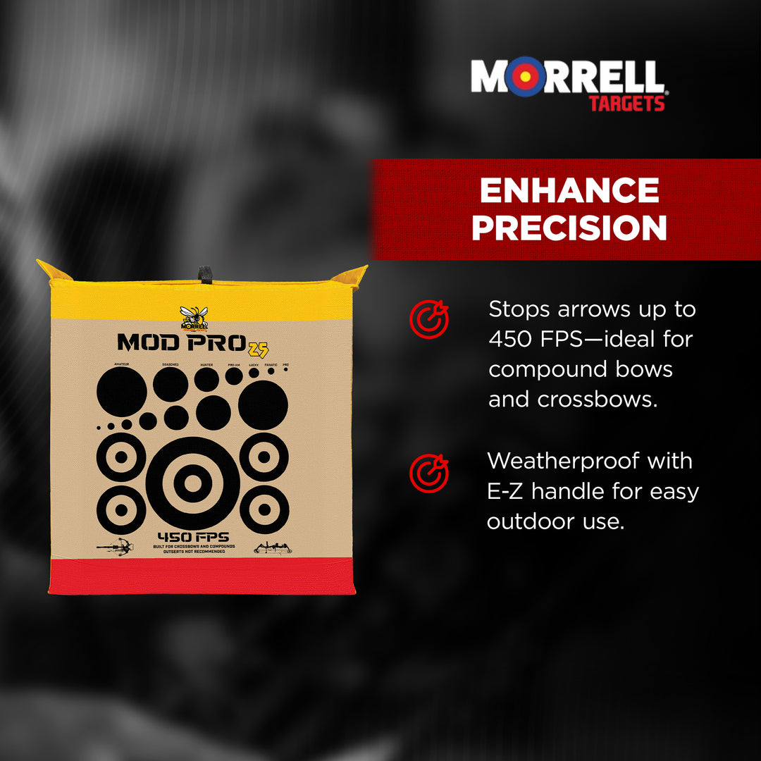 Morrell Yellow Jacket Mod Pro 25 Archery Block for Compound Bows & Crossbows - VMInnovations