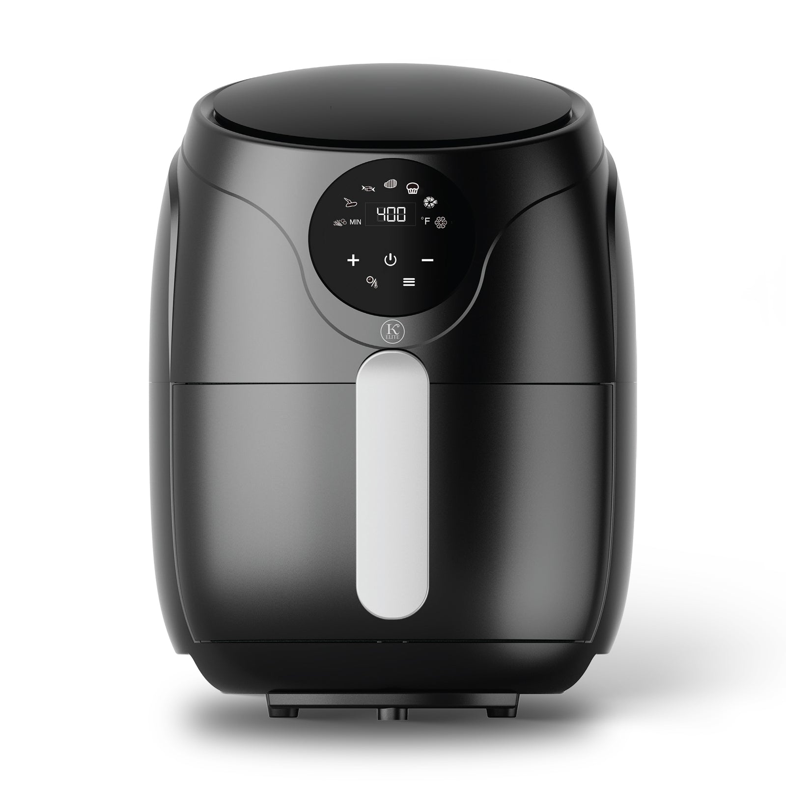 Kitchen Elite 2.5 Qt Digital Air Fryer, Countertop Nonstick Basket Oven, Black - VMInnovations