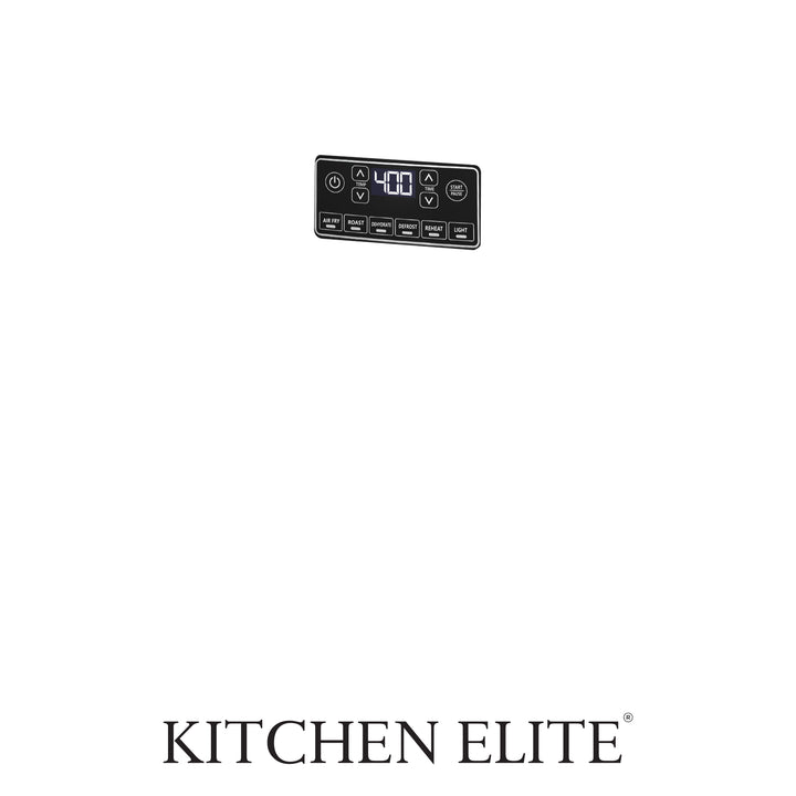 Kitchen Elite 5 Qt Digital Air Fryer, Countertop Nonstick Basket Oven, Black - VMInnovations
