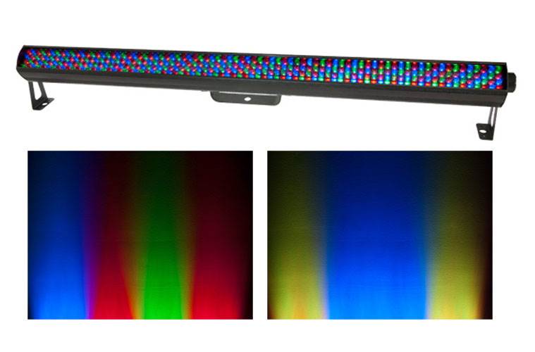 (8) CHAUVET ColorRail IRC Linear LED Strip RGB DMX Novelty Lights+10' DMX Cables