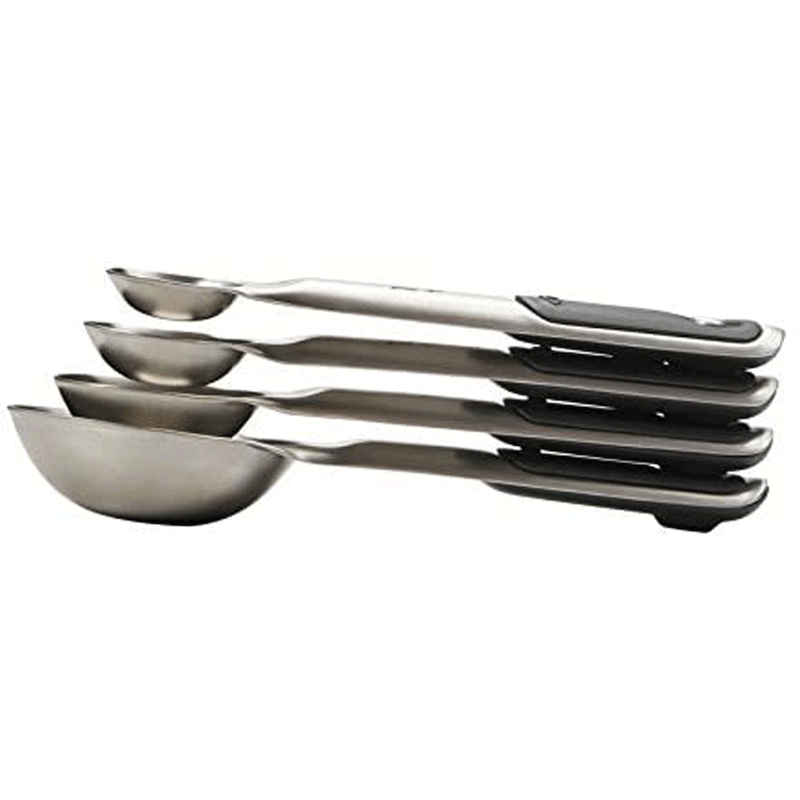 OXO Good Grips Stainless Steel Measuring Cups and Spoons Set with Magnetic Snaps