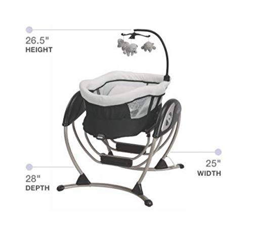 Graco 1924836 Dreamglider Baby Infant Nusery Gliding Rocking Swing, Rascal - VMInnovations