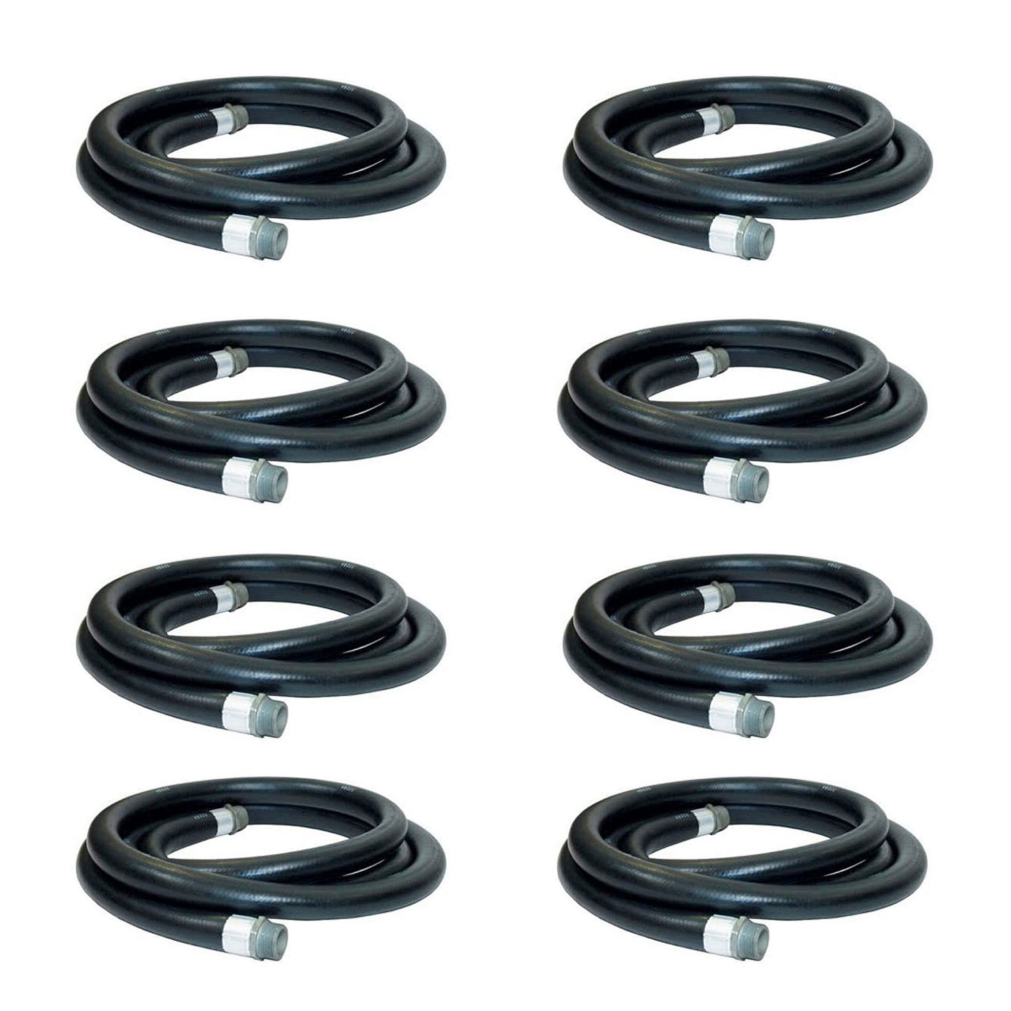 Apache 98108450 3/4" Diameter 10' Length 60 PSI Farm Fuel Transfer Hose (8 Pack) - VMInnovations
