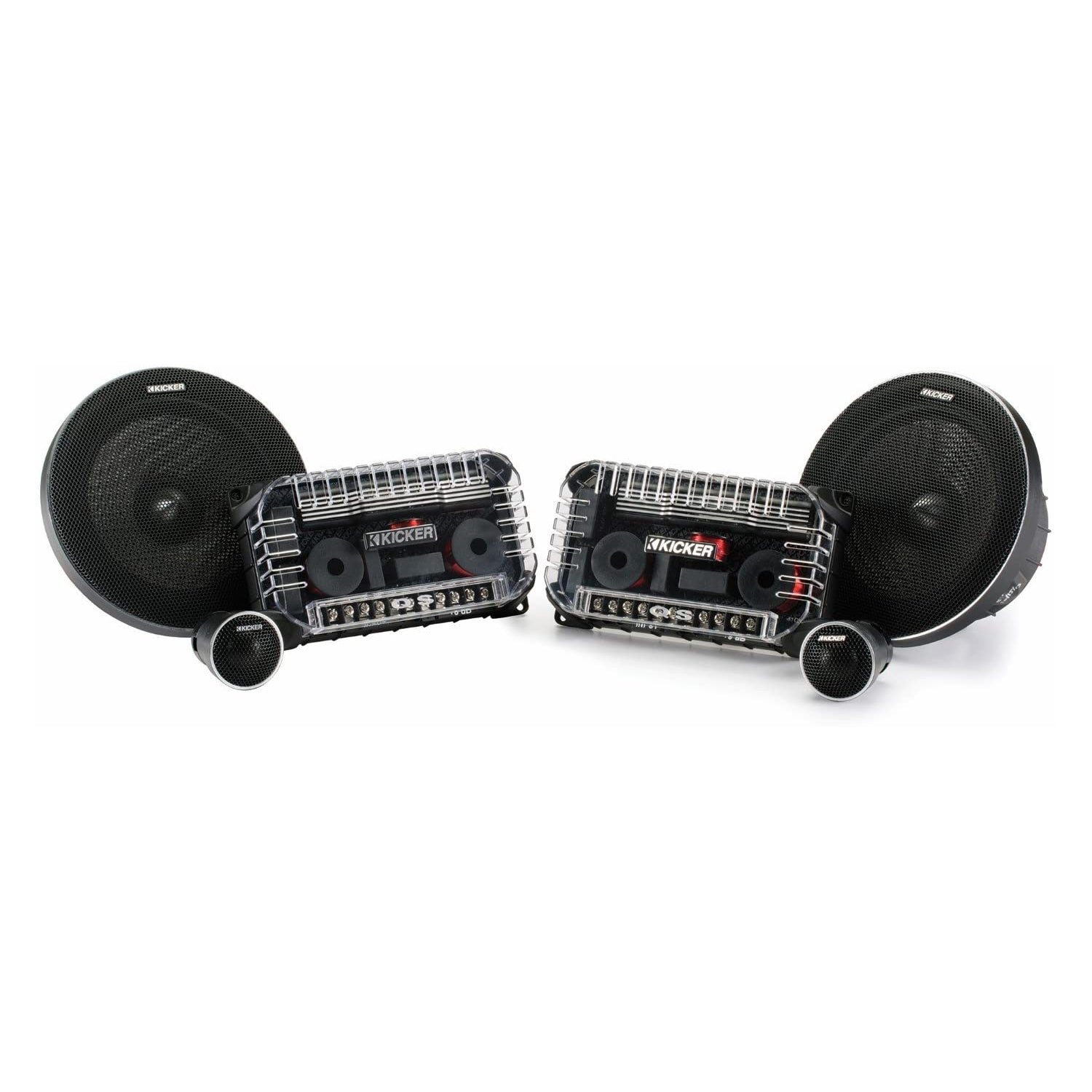 Kicker QS Series Q-Class Matched Audio Component System, 6.75", Pair (4 Pack) - VMInnovations