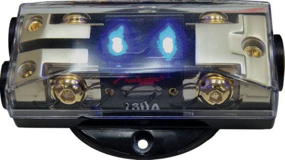 AUDIOPIPE CQ3422P 2 Position 1-In 2-Out ANL Car Audio Fuse Block CQ-3422P