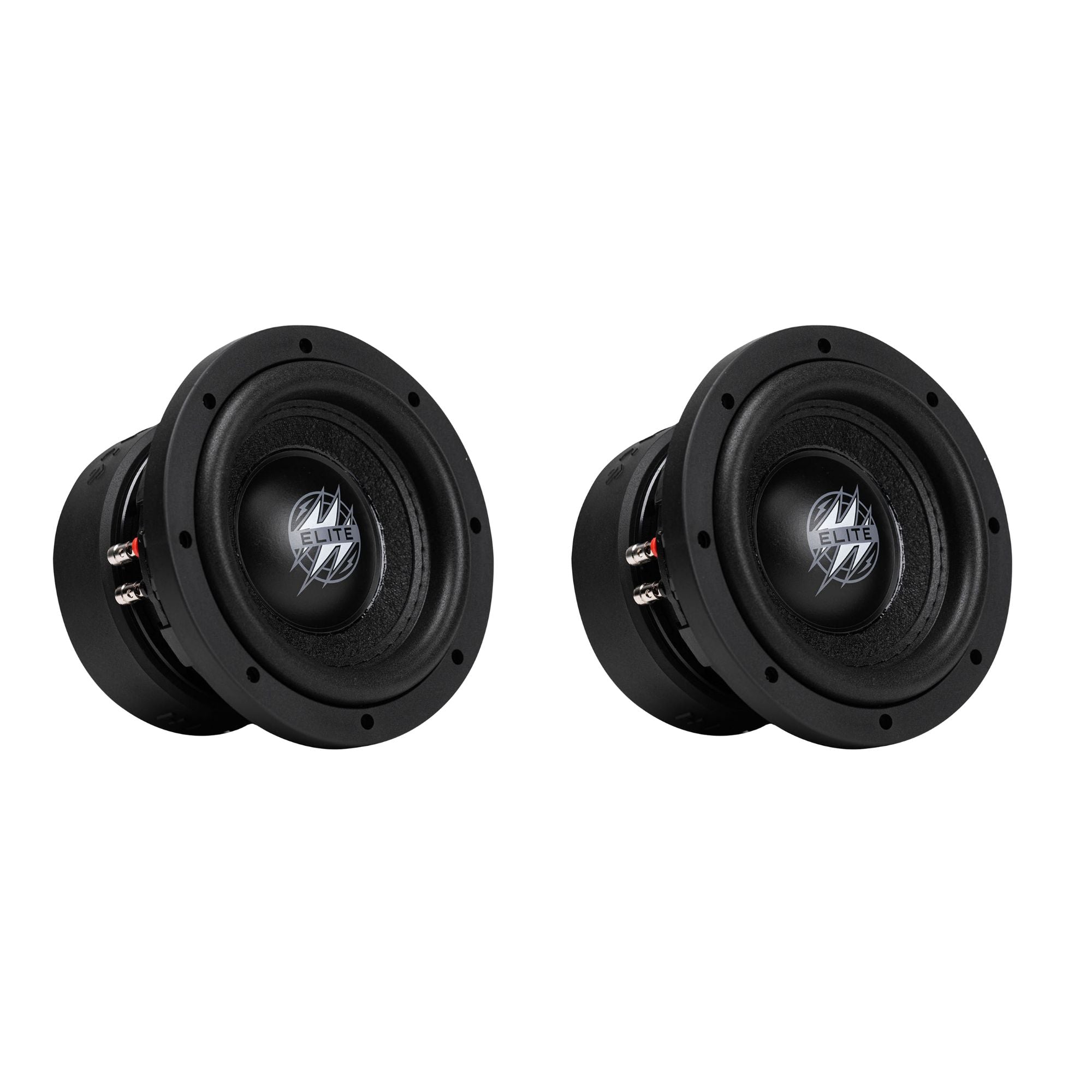 Hifonics 2 Pack ELITE 6.5 in. Subwoofer, Dual Voice Coil Car Audio Speaker, 600W - VMInnovations