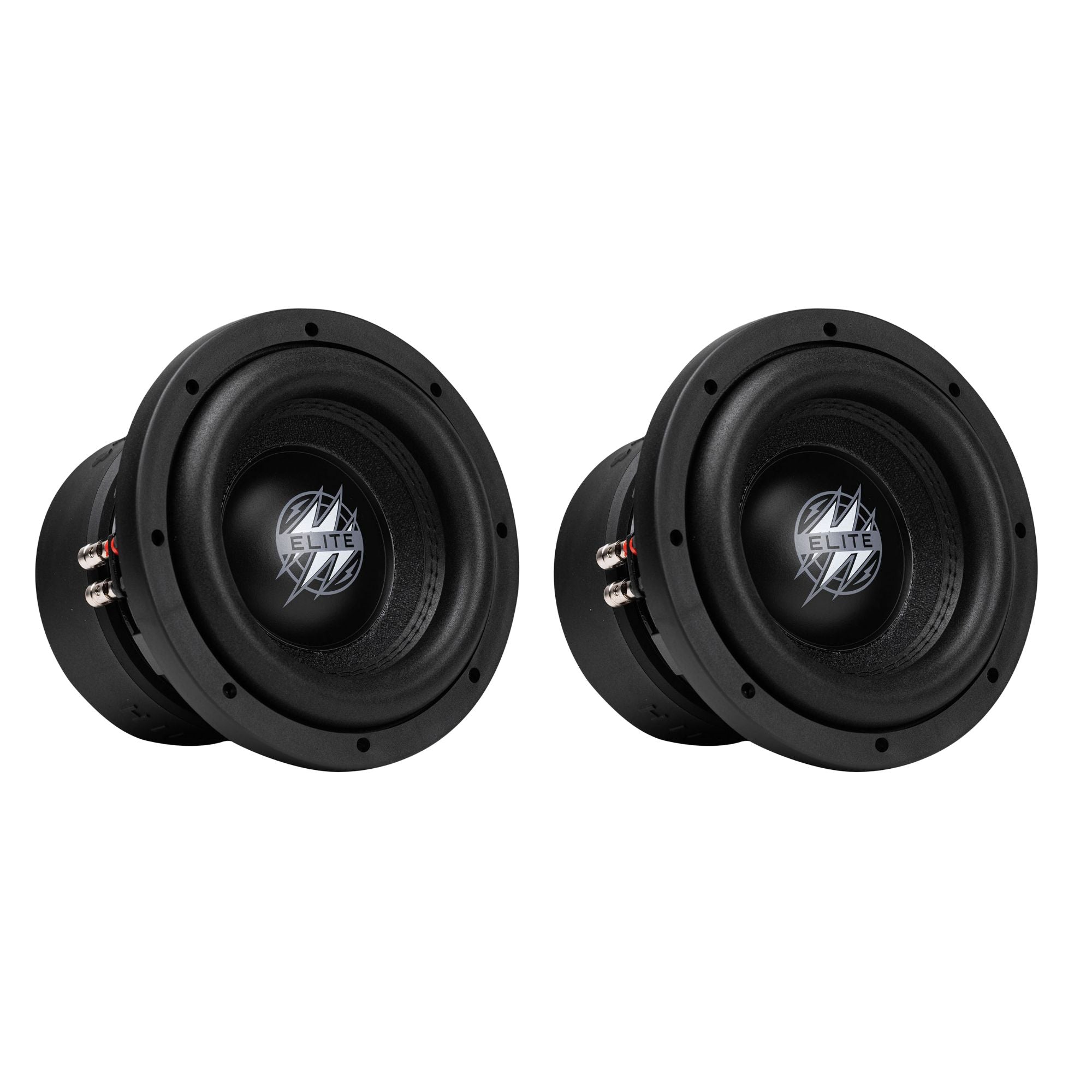 Hifonics 2 Pack ELITE 8 Inch Subwoofer, Dual Voice Coil Car Audio Speaker, 1200W - VMInnovations