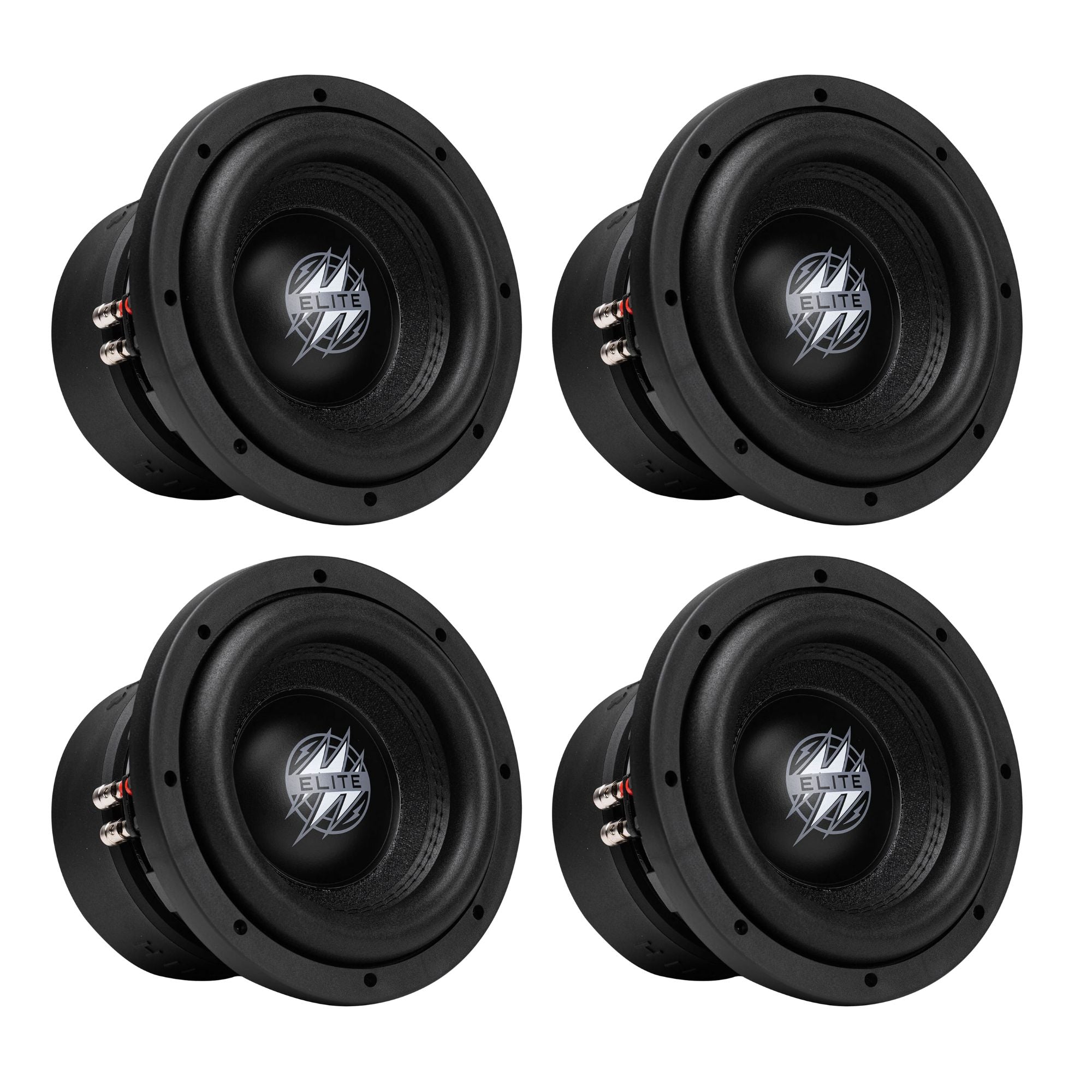 Hifonics 4 Pack ELITE 15" Subwoofer, Dual Voice Coil Car Audio Speaker, 3000W - VMInnovations