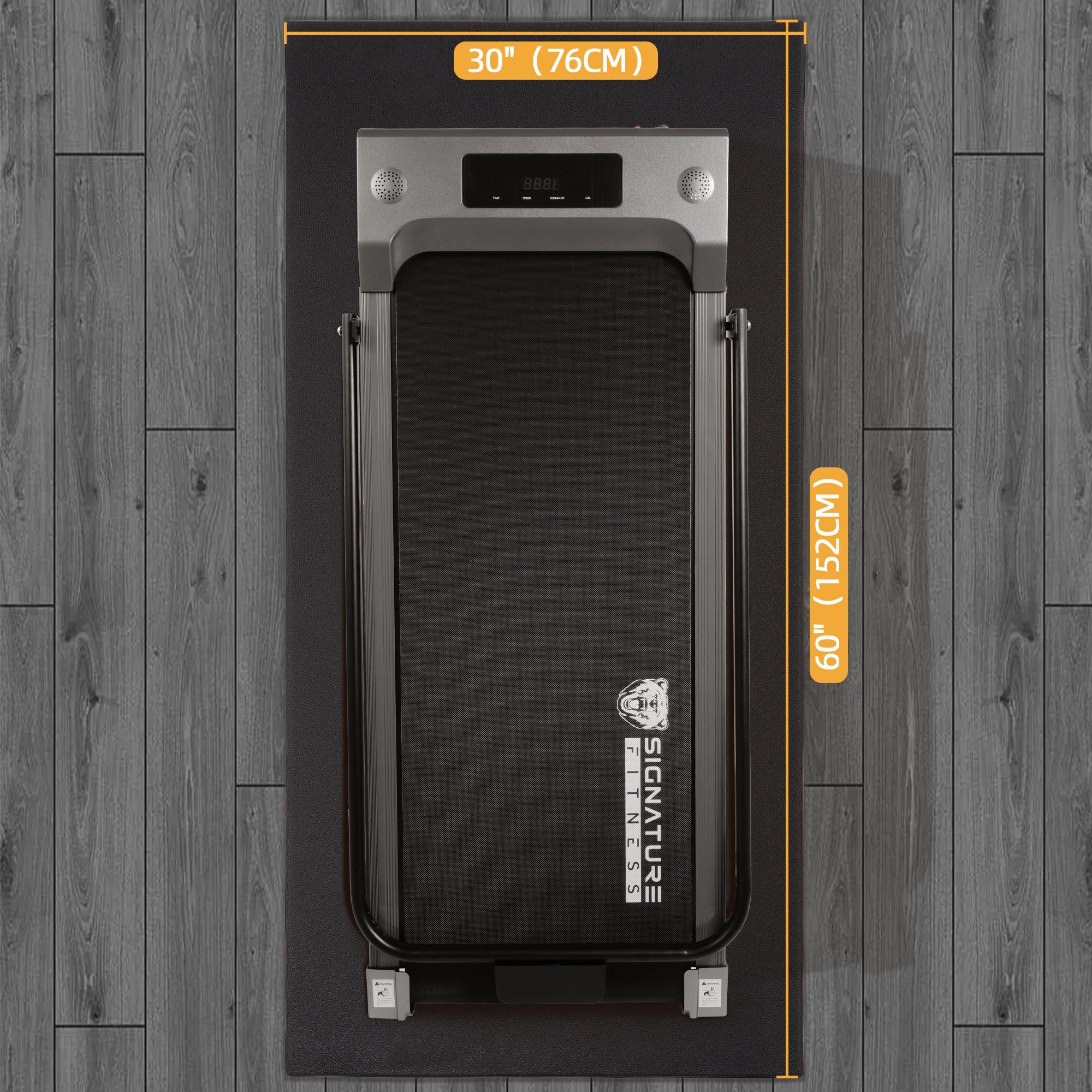 Elevon 2.5' x 5' High Density Gym Fitness Equipment Mat, Floor Protection (Used)
