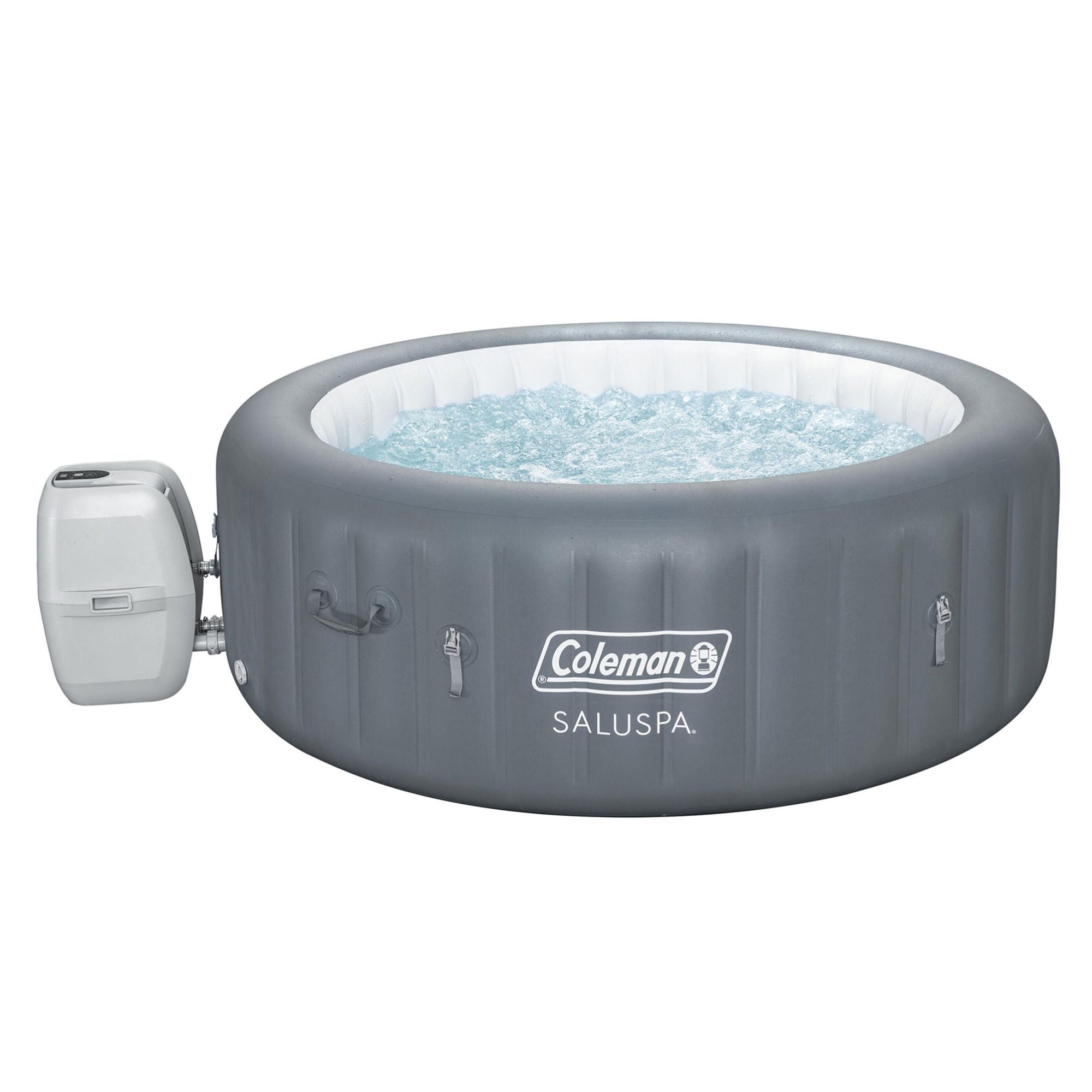 Coleman SaluSpa AirJet Inflatable Hot Tub w/EnergySense Cover, (Used)