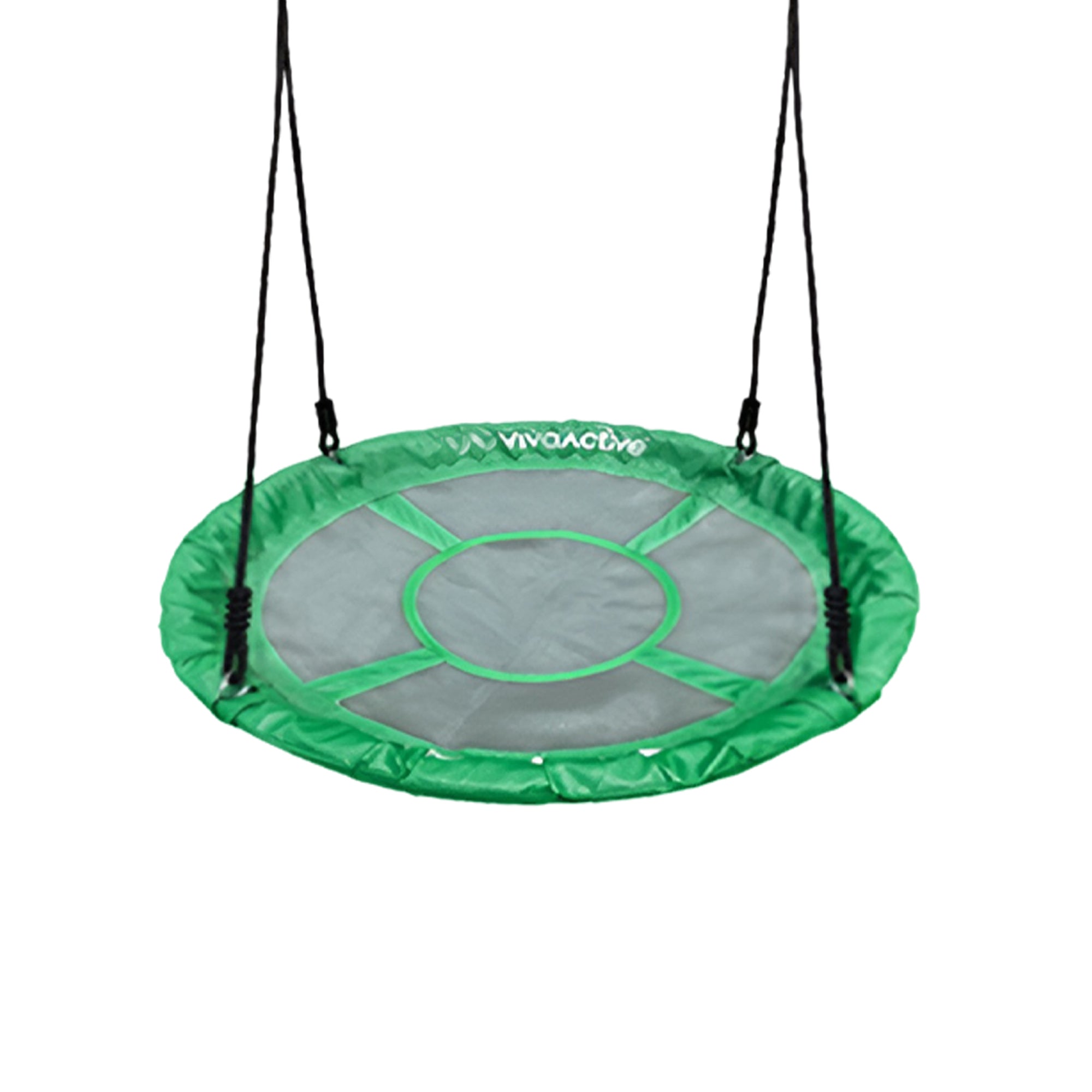 gobaplay FlyMax Saucer Tree Swing, 40" Round Outdoor Platform Saucer Seat, Green - VMInnovations