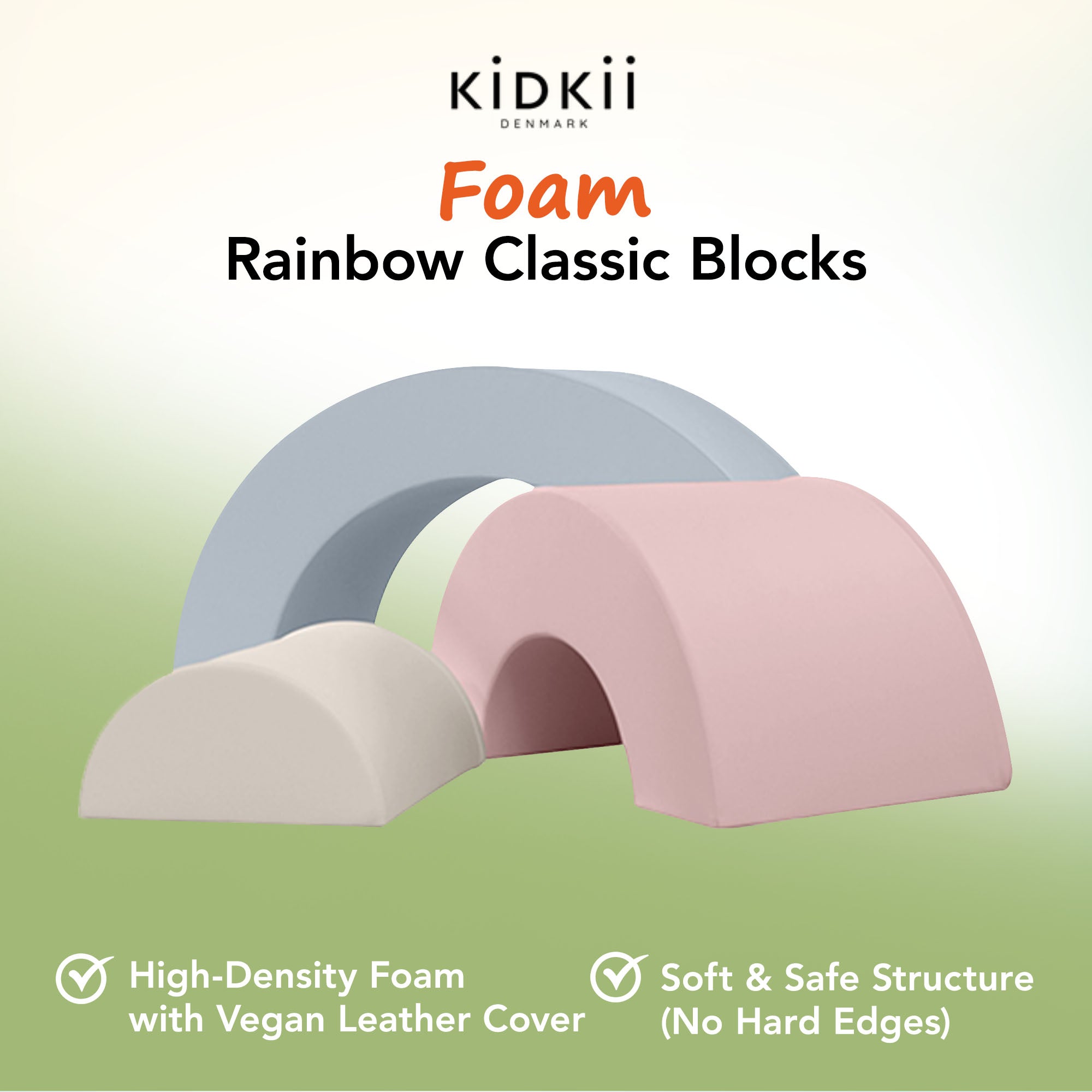 KIDKII Classic Foam Play Blocks, Indoor Climber Set for Toddlers (Open Box) - VMInnovations