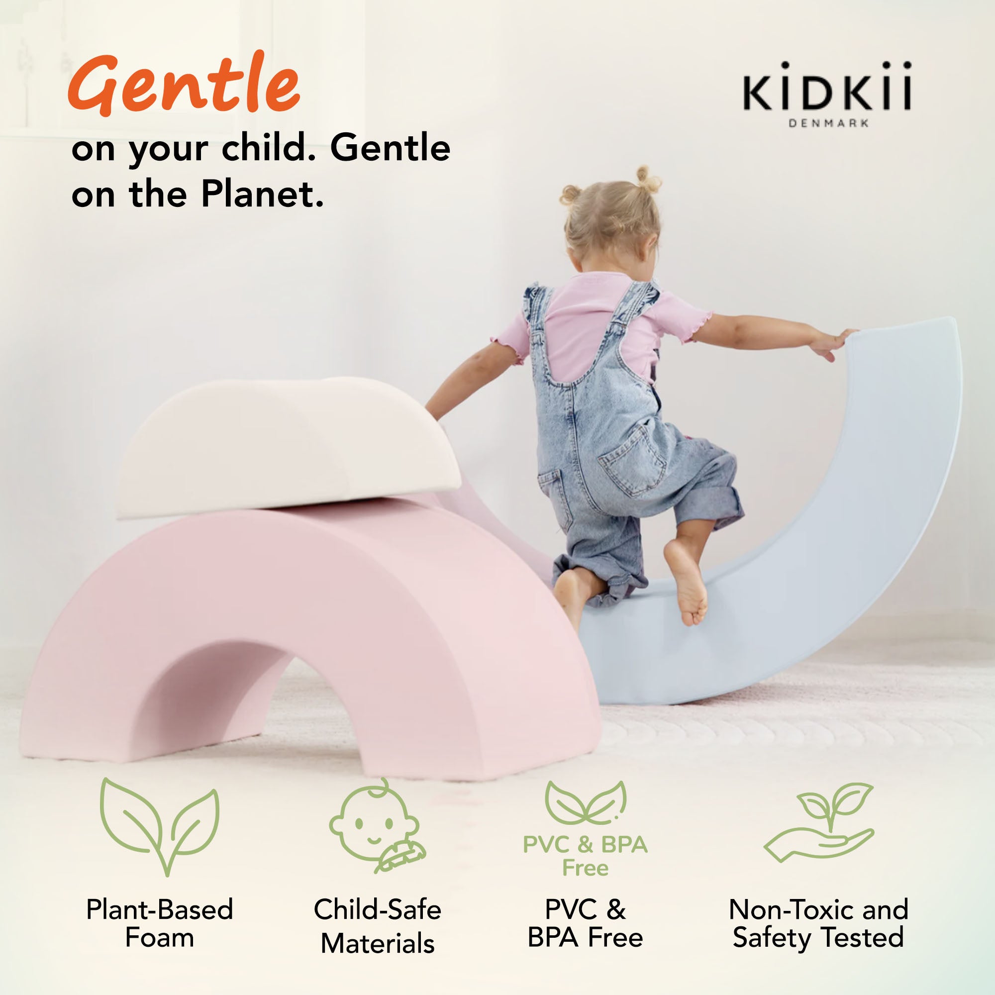 KIDKII Classic Foam Play Blocks, Indoor Climber Set for Toddlers (Open Box) - VMInnovations