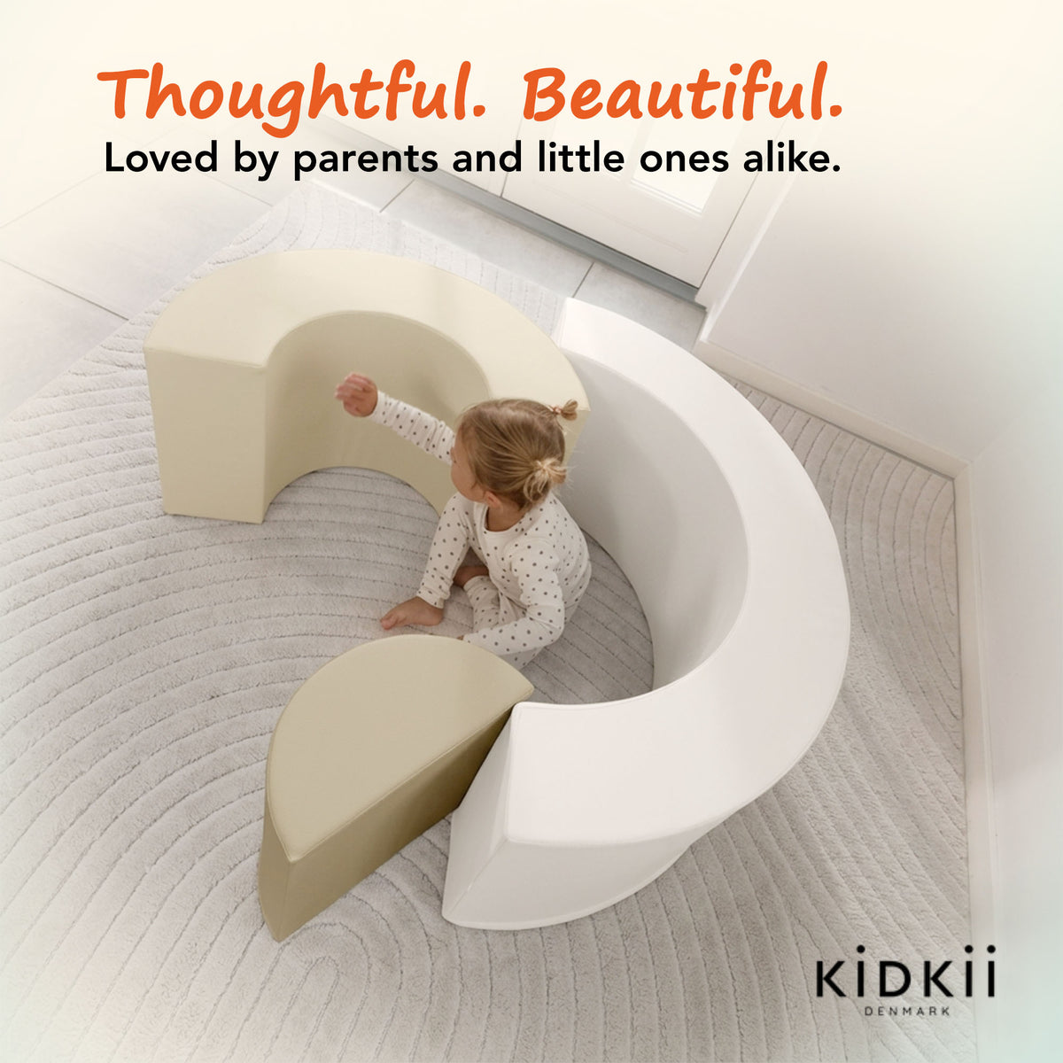 KIDKII Rainbow Classic Foam Play Blocks, Climber Set for Toddlers (Open Box)