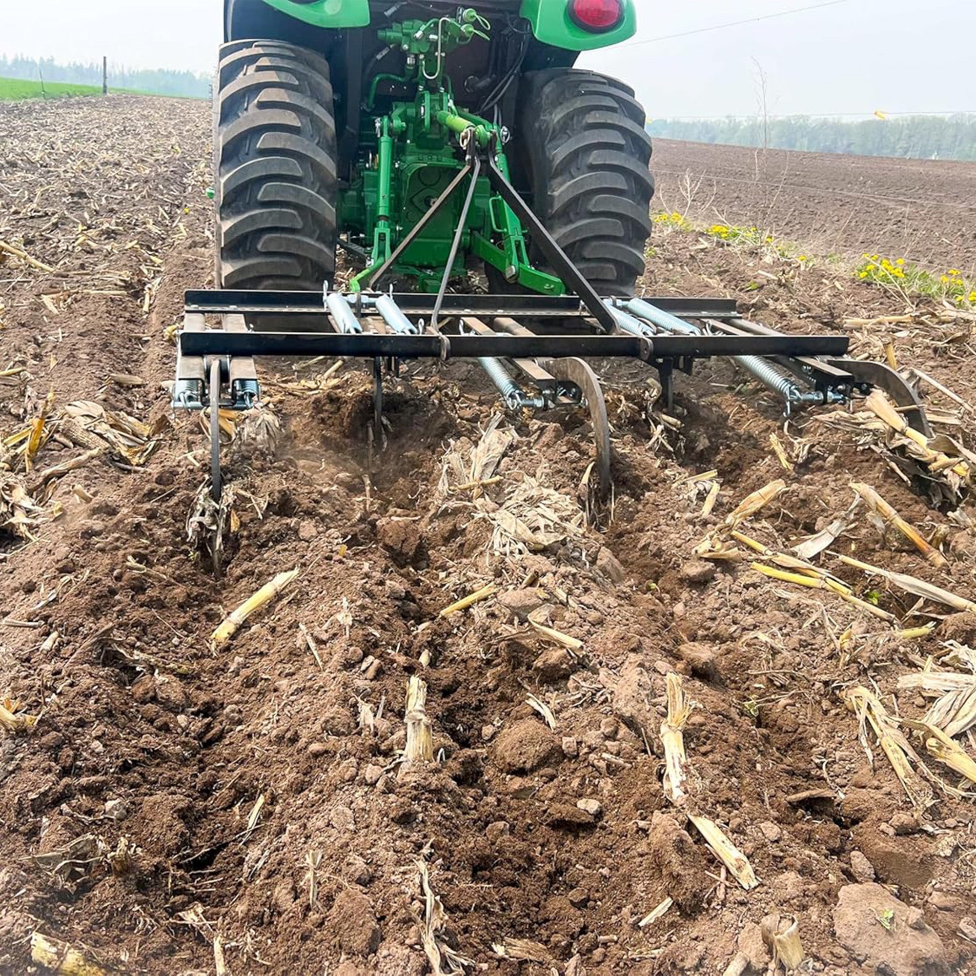 Field Tuff 3 Point Chisel Plow for Category 1 Tractors, Working Width of 65"