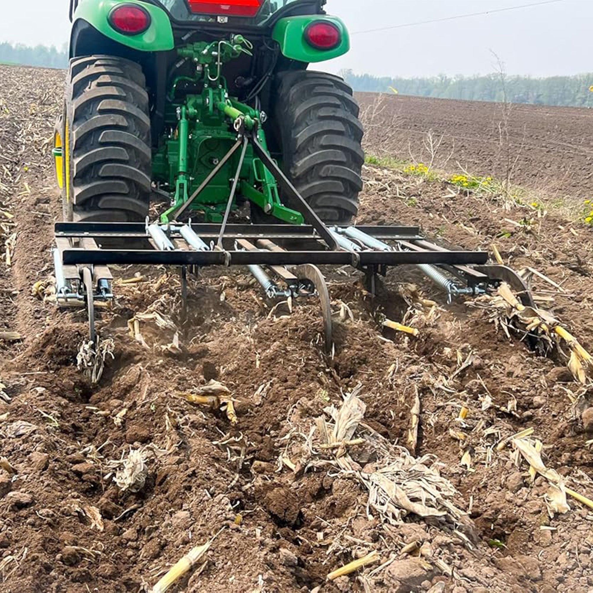 Field Tuff 3 Point Chisel Plow for Category 1 Tractors, Working Width of 65"
