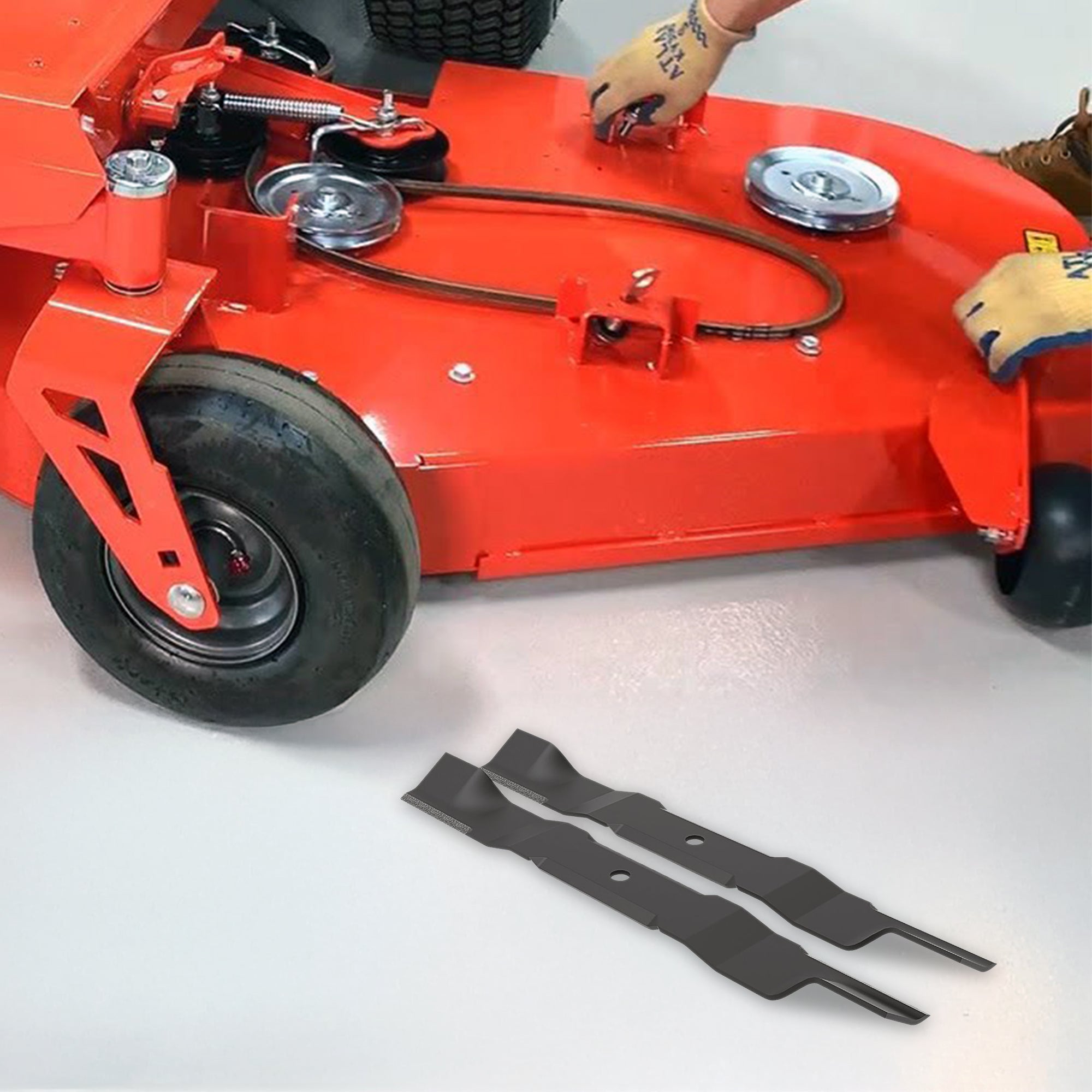 Ariens 2 Pack Alloy Steel High-Lift 21" Mower Blades for 42" Deck EDGE(Open Box) - VMInnovations