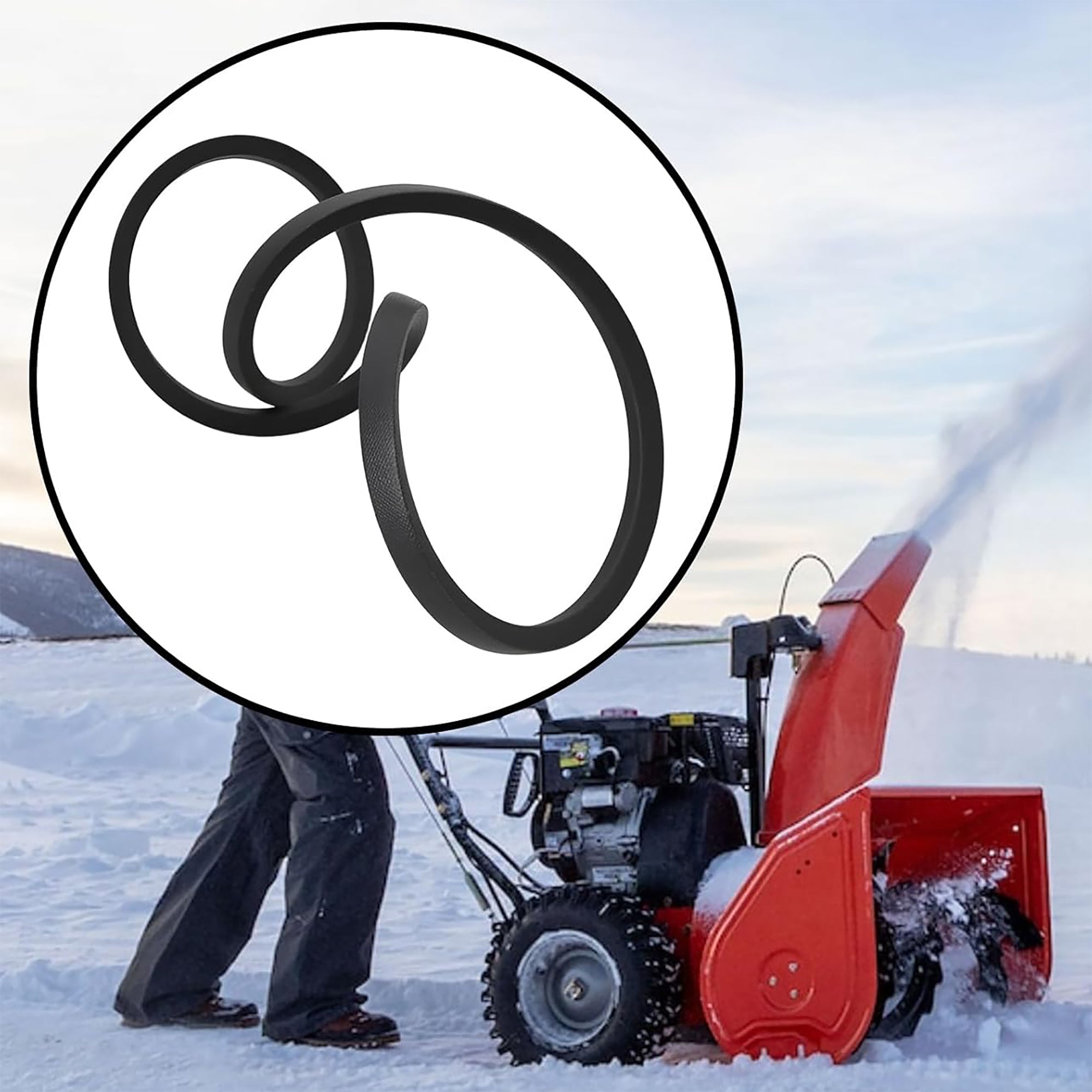 Ariens 2pk Raw Edge V Belt Snow Blower Attachment, Replacement Part (Open Box)