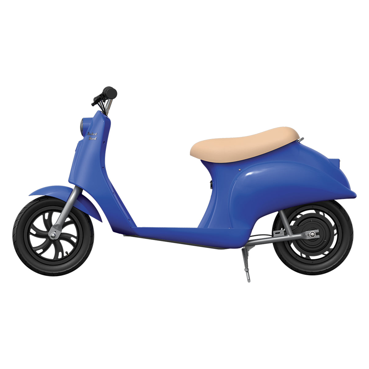 Razor Pocket Mod Mini Euro-Style Electric Scooter Ages 8+, Blue (Open Box) - VMInnovations