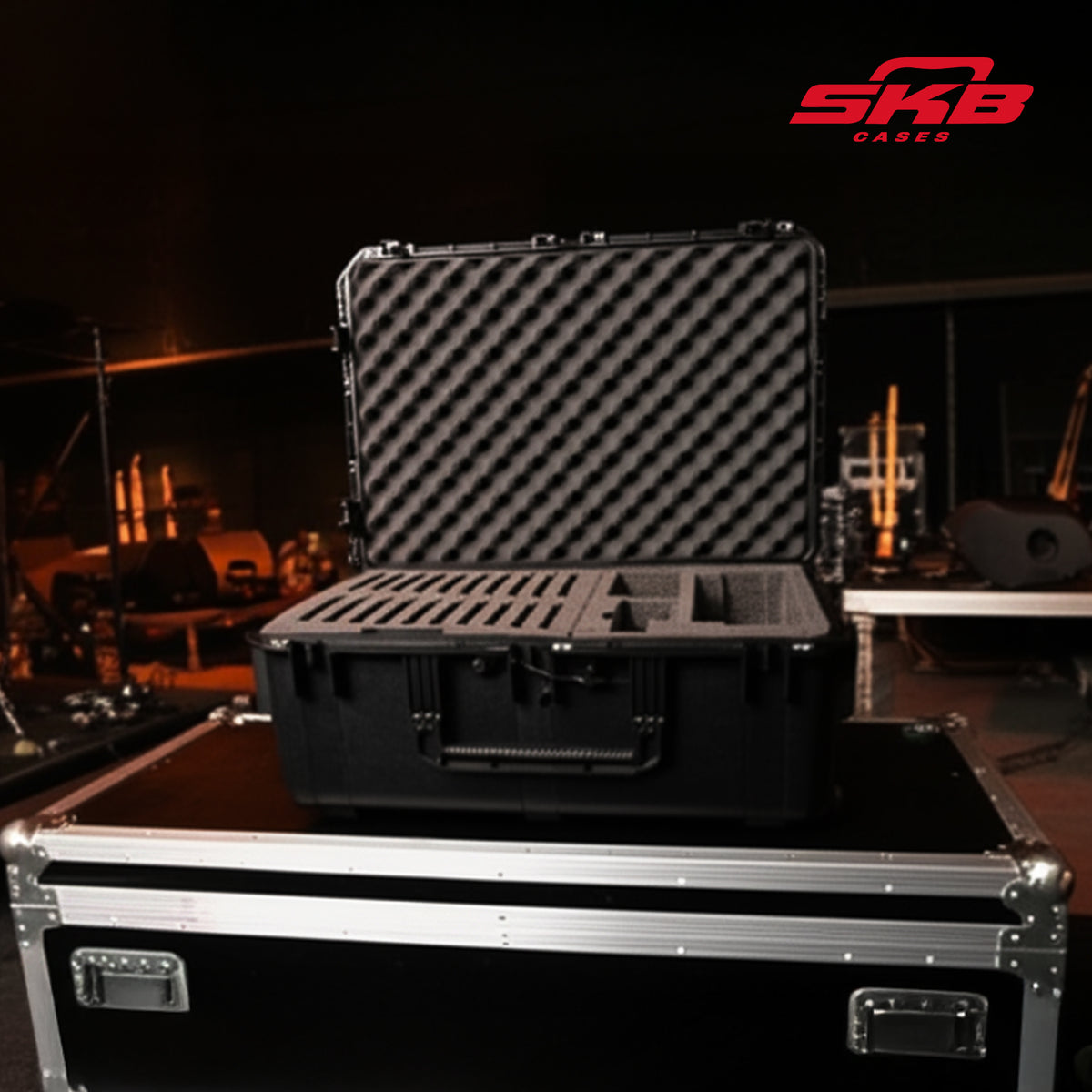 SKB iSeries Shure Microflex Hard Case, Waterproof Storage for Microphone Gear - VMInnovations
