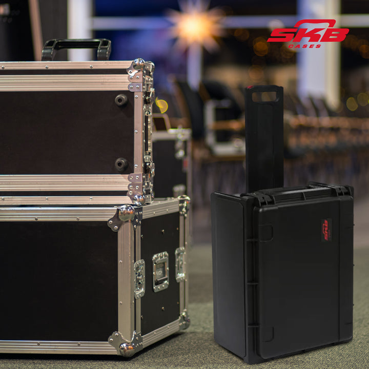 SKB Studio Flyer Rack Case 4U, Durable Injected Molded Mobile Studio Case, Black - VMInnovations