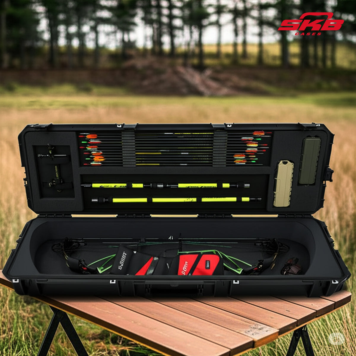 SKB iSeries Target Long Bow Case Secure Box with Accessory Compartment(Open Box) - VMInnovations