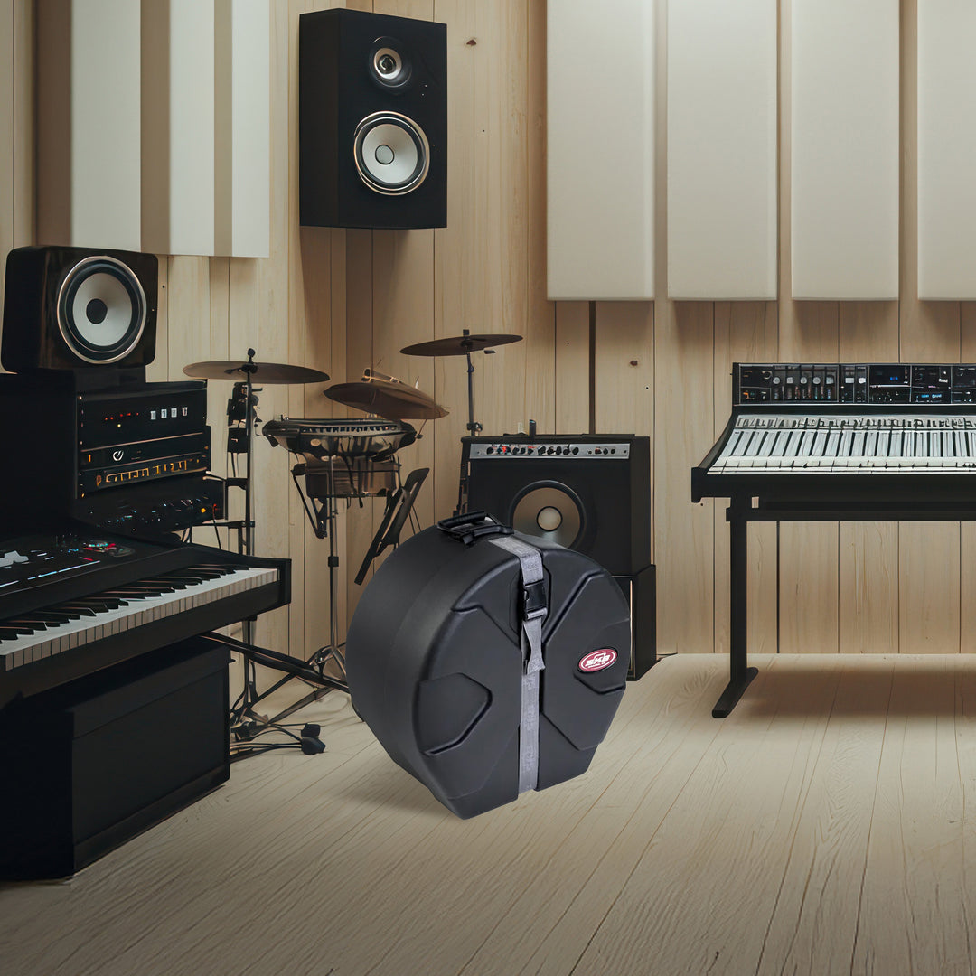 SKB Drum Case - Roto-Molded 6.5x14 Single Drum Protection with Padded Interior - VMInnovations