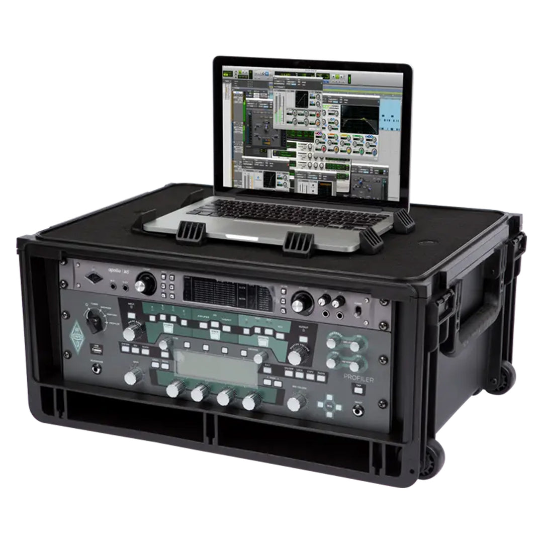 SKB Studio Flyer Rack Case 4U, Durable Injected Molded Mobile Studio Case, Black - VMInnovations