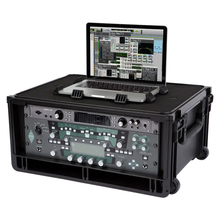 SKB Studio Flyer Rack Case 4U, Durable Injected Molded Mobile Studio Case, Black - VMInnovations