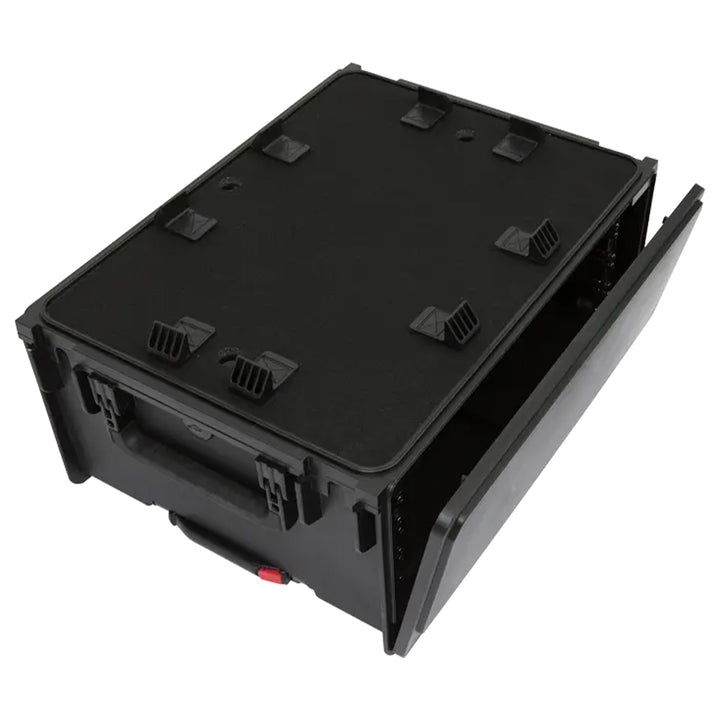 SKB Studio Flyer Rack Case 4U, Durable Injected Molded Mobile Studio Case, Black - VMInnovations