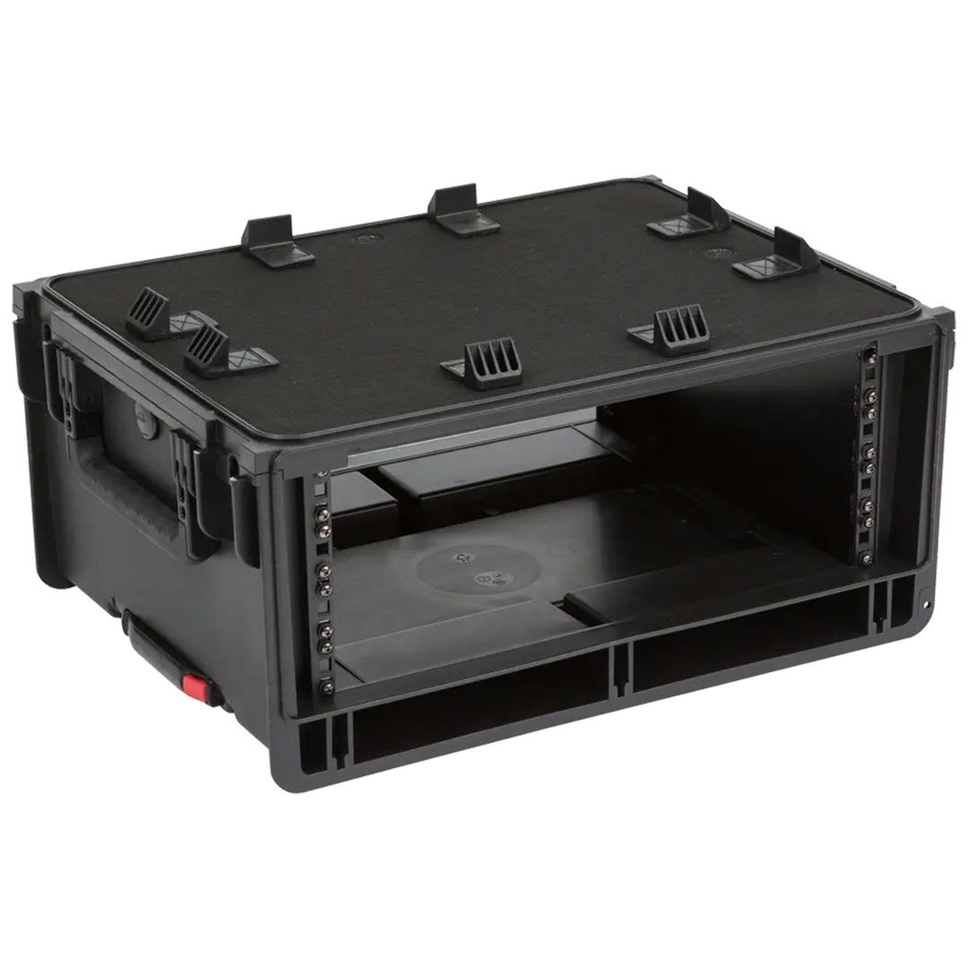 SKB Studio Flyer Rack Case 4U, Durable Injected Molded Mobile Studio Case, Black - VMInnovations
