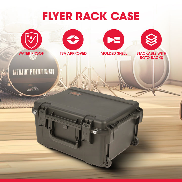 SKB Yamaha DM3/DM3-D iSeries Waterproof Case Durable Custom Foam Interior, Black - VMInnovations