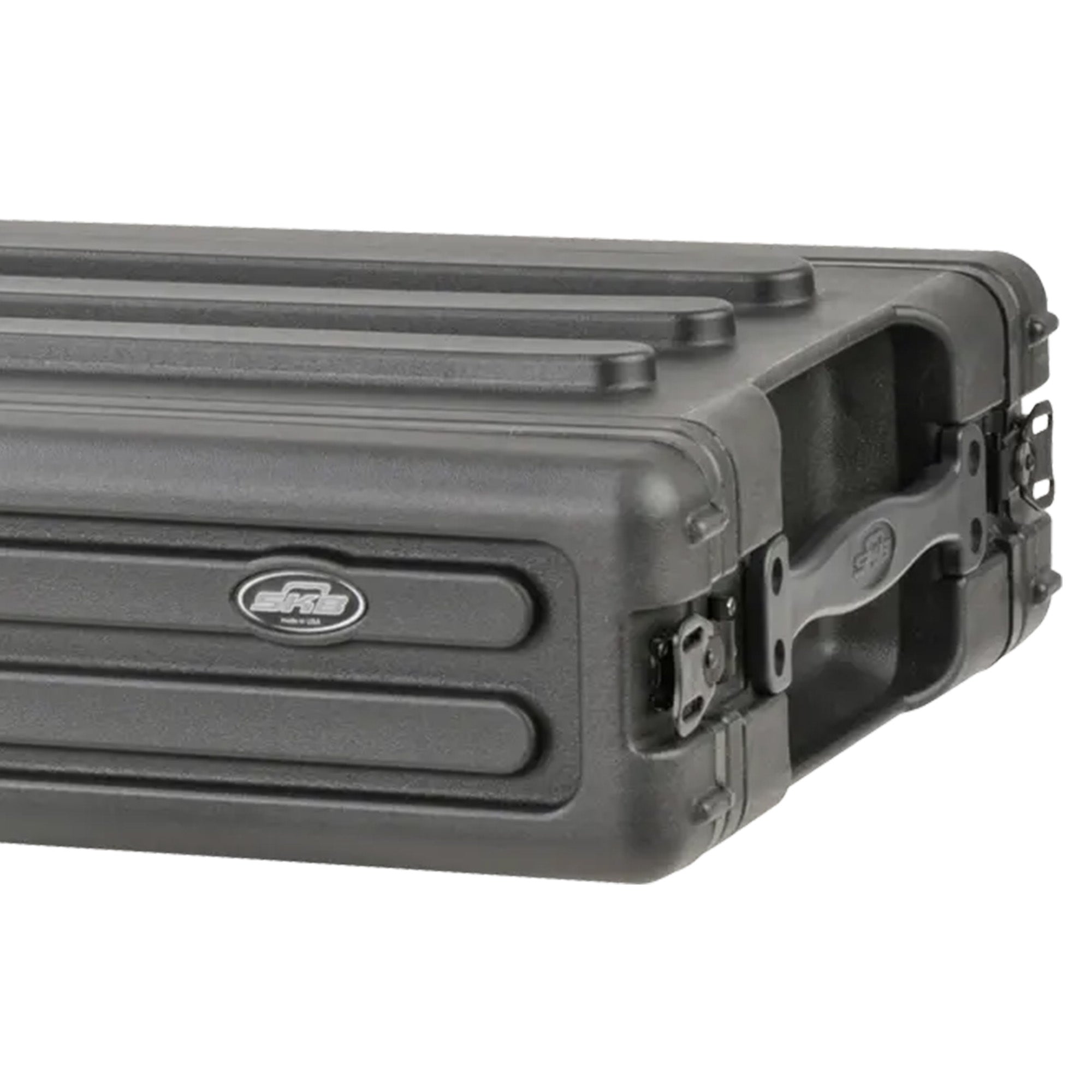 SKB 2U Shallow Roto Rack Case Gear Protector, Stackable, Waterproof, Black - VMInnovations