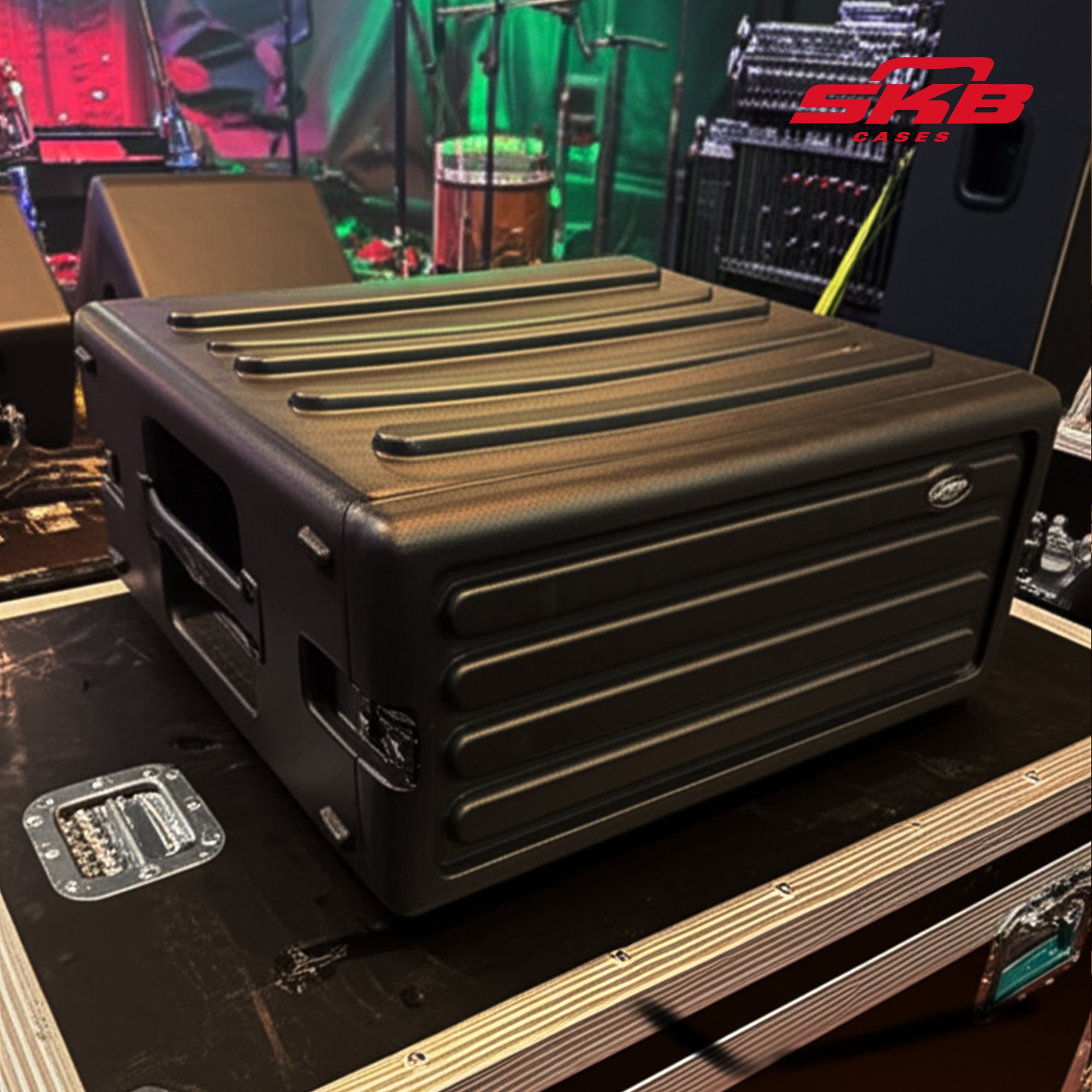 SKB 4U Roto Rack Case Polyethylene Gear Protector, Stackable, Waterproof, Black - VMInnovations