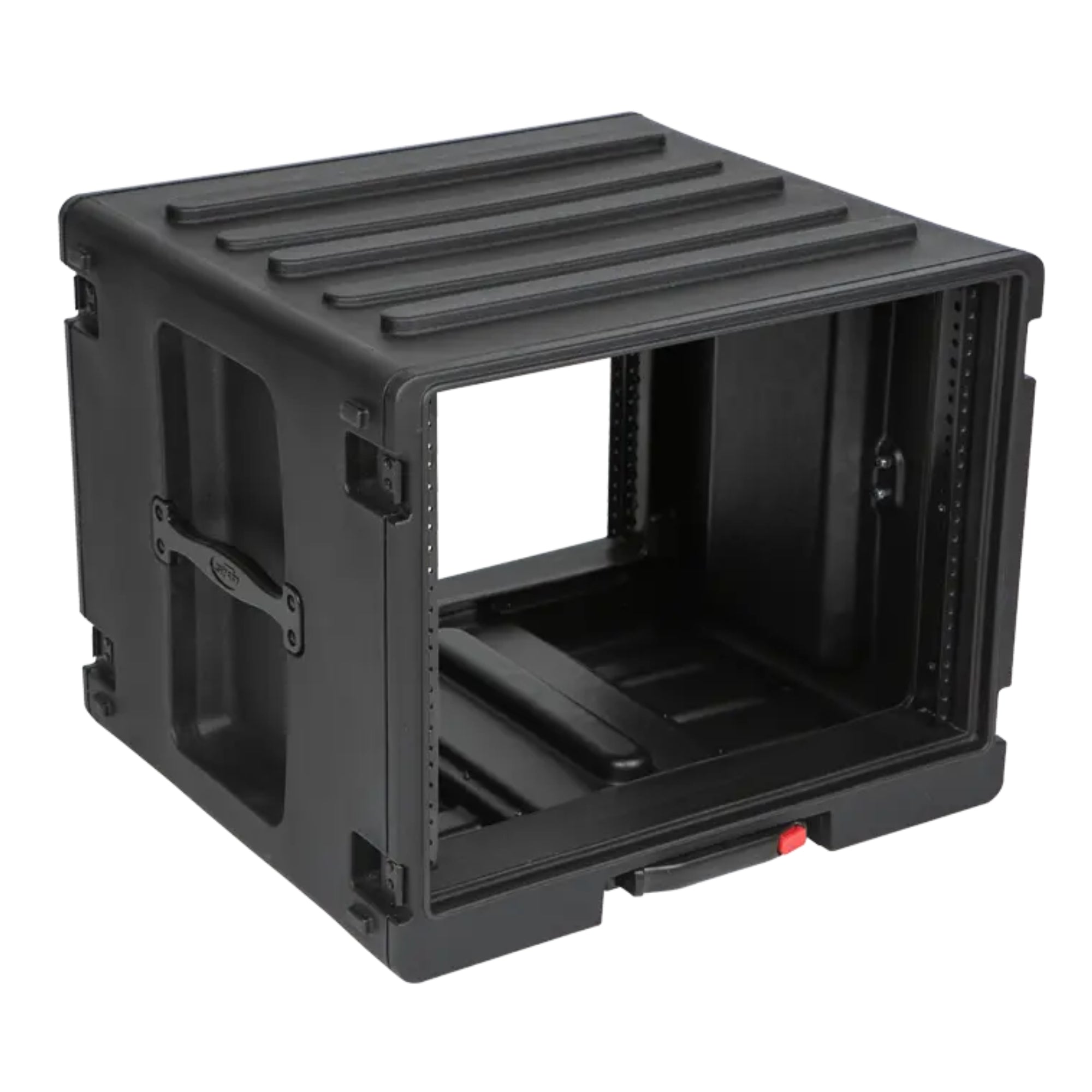 SKB 8U rSeries Rolling Rack with Integrated Back Wheels Pull Handle (Open Box)