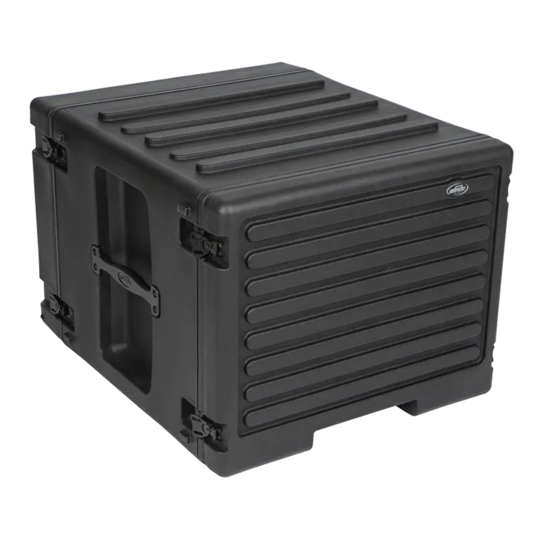 SKB 8U rSeries Rolling Rack with Integrated Back Wheels and 1-Touch Pull Handle - VMInnovations