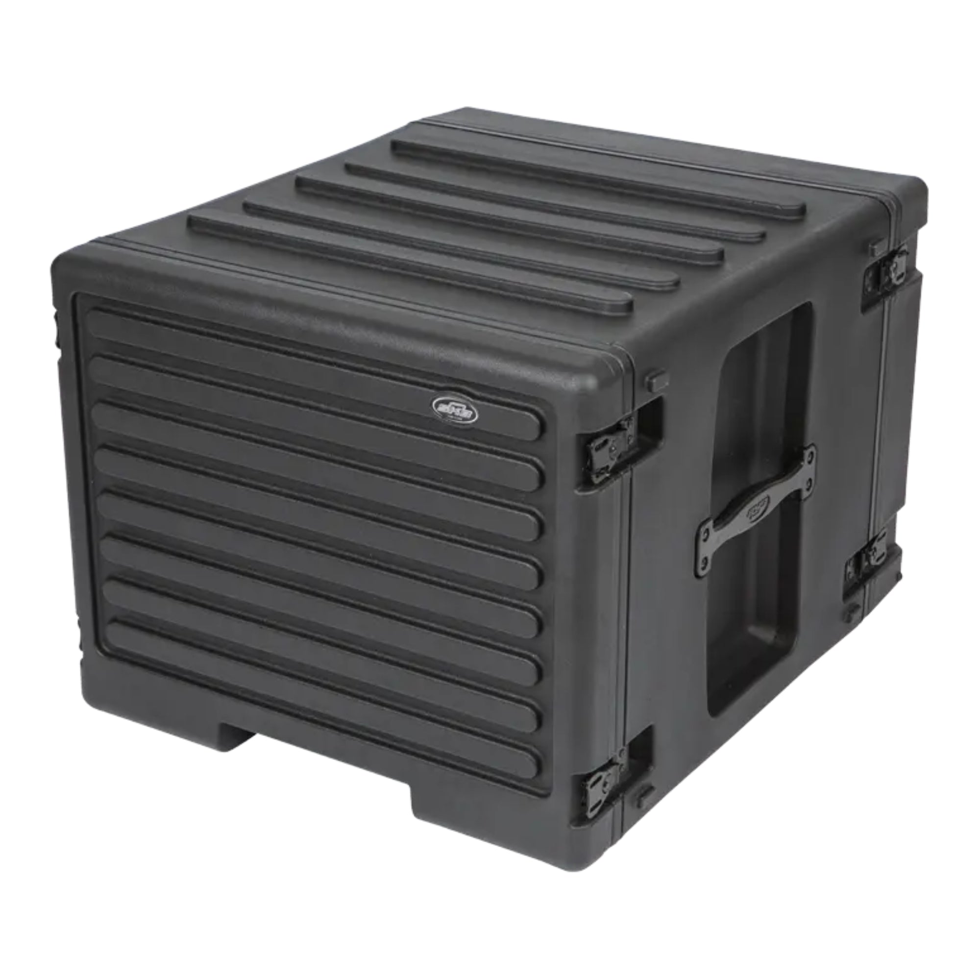SKB 8U rSeries Rolling Rack with Integrated Back Wheels and 1-Touch Pull Handle - VMInnovations