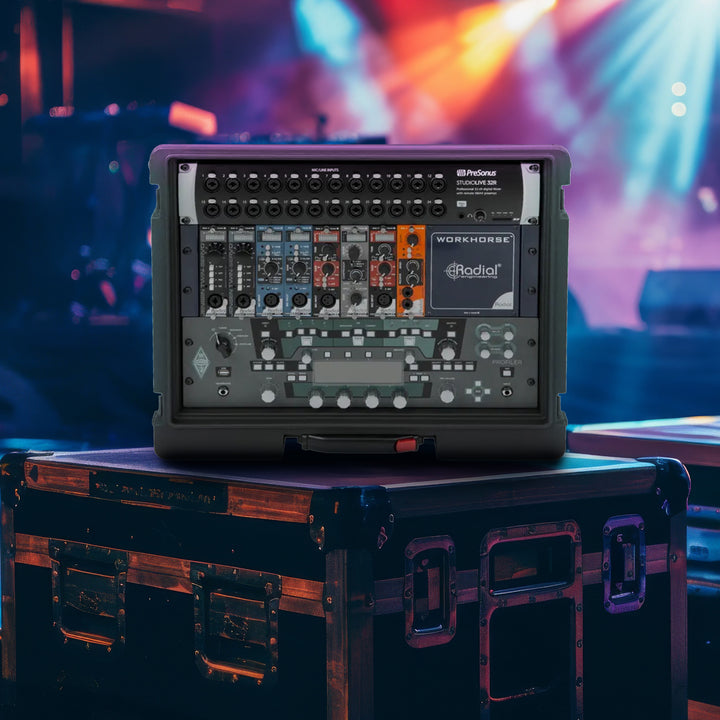 SKB 8U rSeries Rolling Rack with Integrated Back Wheels and 1-Touch Pull Handle - VMInnovations