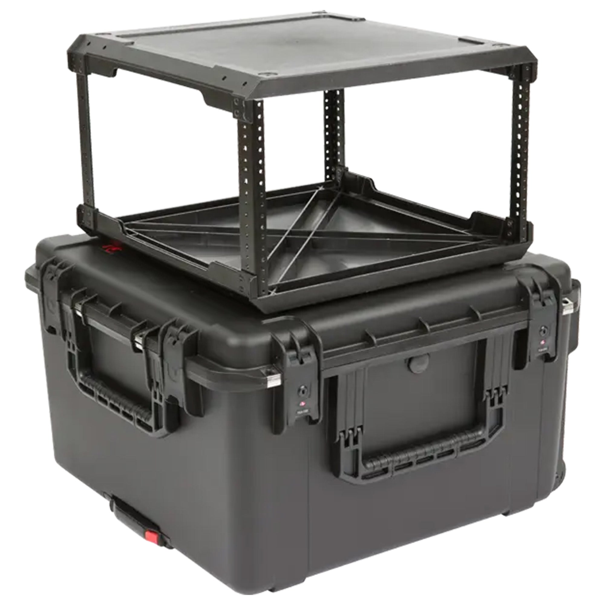 SKB iSeries 6U Fly Rack, Waterproof Polypropylene Hard Case for Storage, 20 Inch - VMInnovations