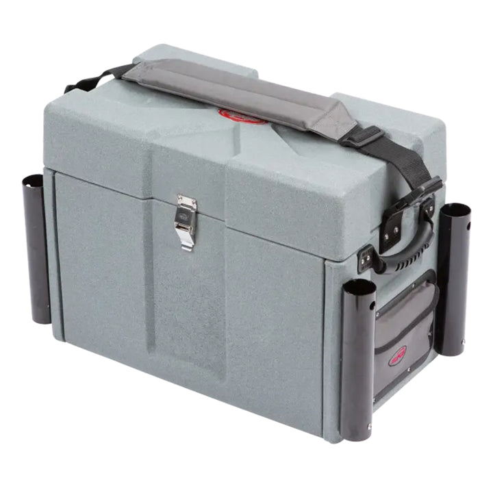 SKB Large Tackle Box, 4 Drawers with Dividers and 2 Soft Exterior Pockets, Gray - VMInnovations