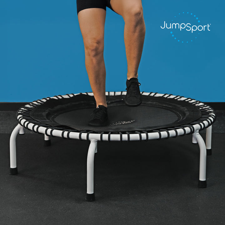 JumpSport 44 Inch PRO Workout Rebounder for Adults 44" Fitness Trampoline, Black - VMInnovations