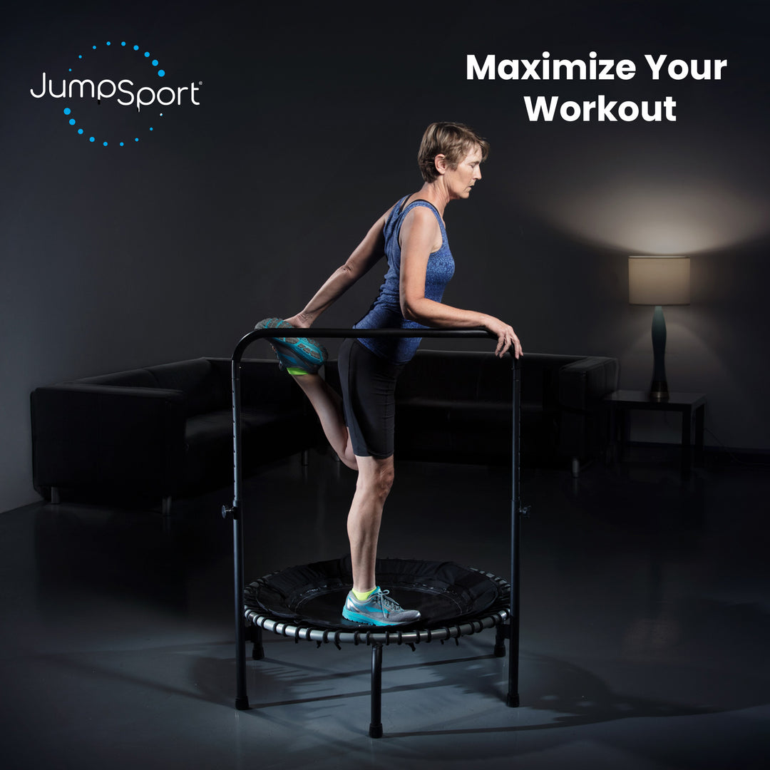 JumpSport Handle Bar for Arched Leg Fitness Trampolines, Trampoline Not Included - VMInnovations