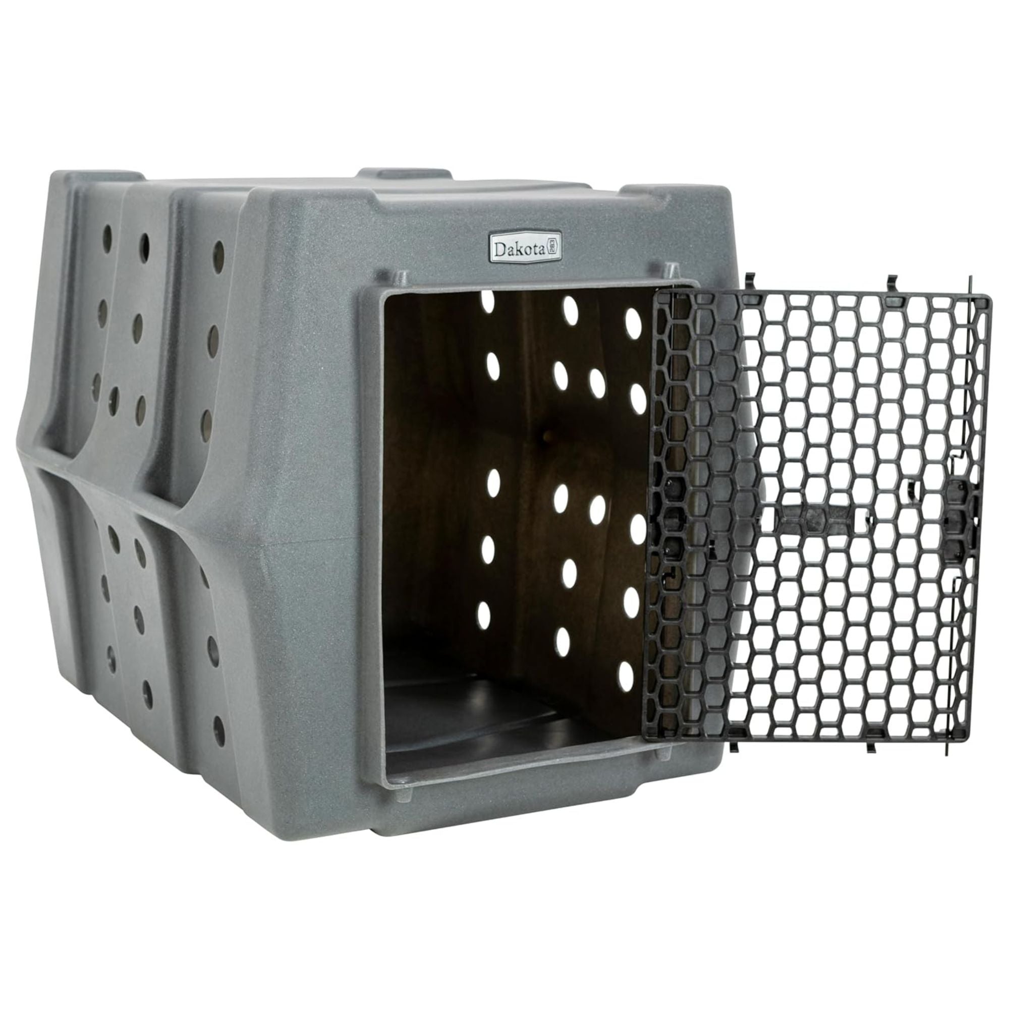 Dakota 283 Canine Rough and Tough Economy Pet Kennel, Intermediate, Dark Granite