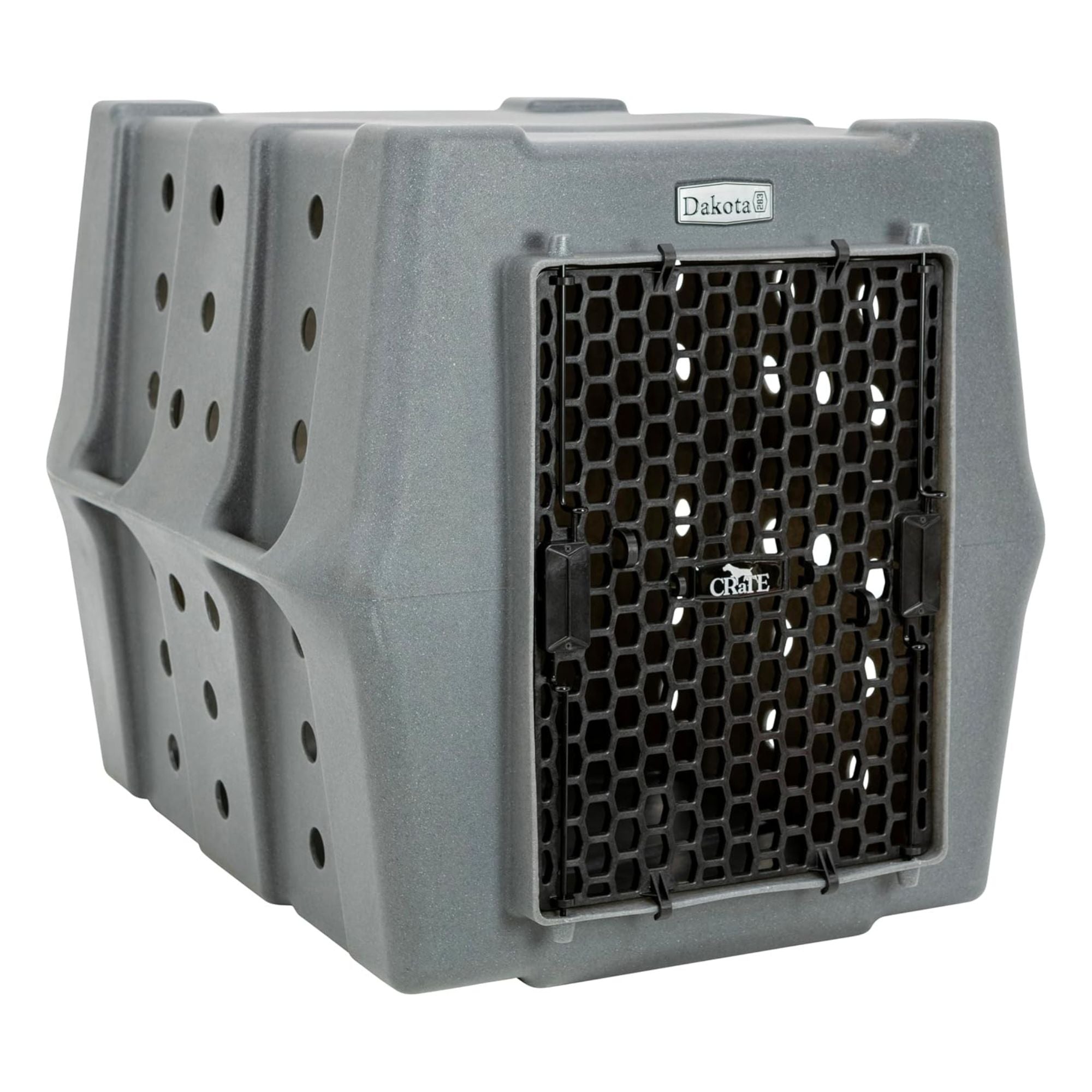 Dakota 283 Canine Rough and Tough Economy Pet Kennel, Intermediate, Dark Granite