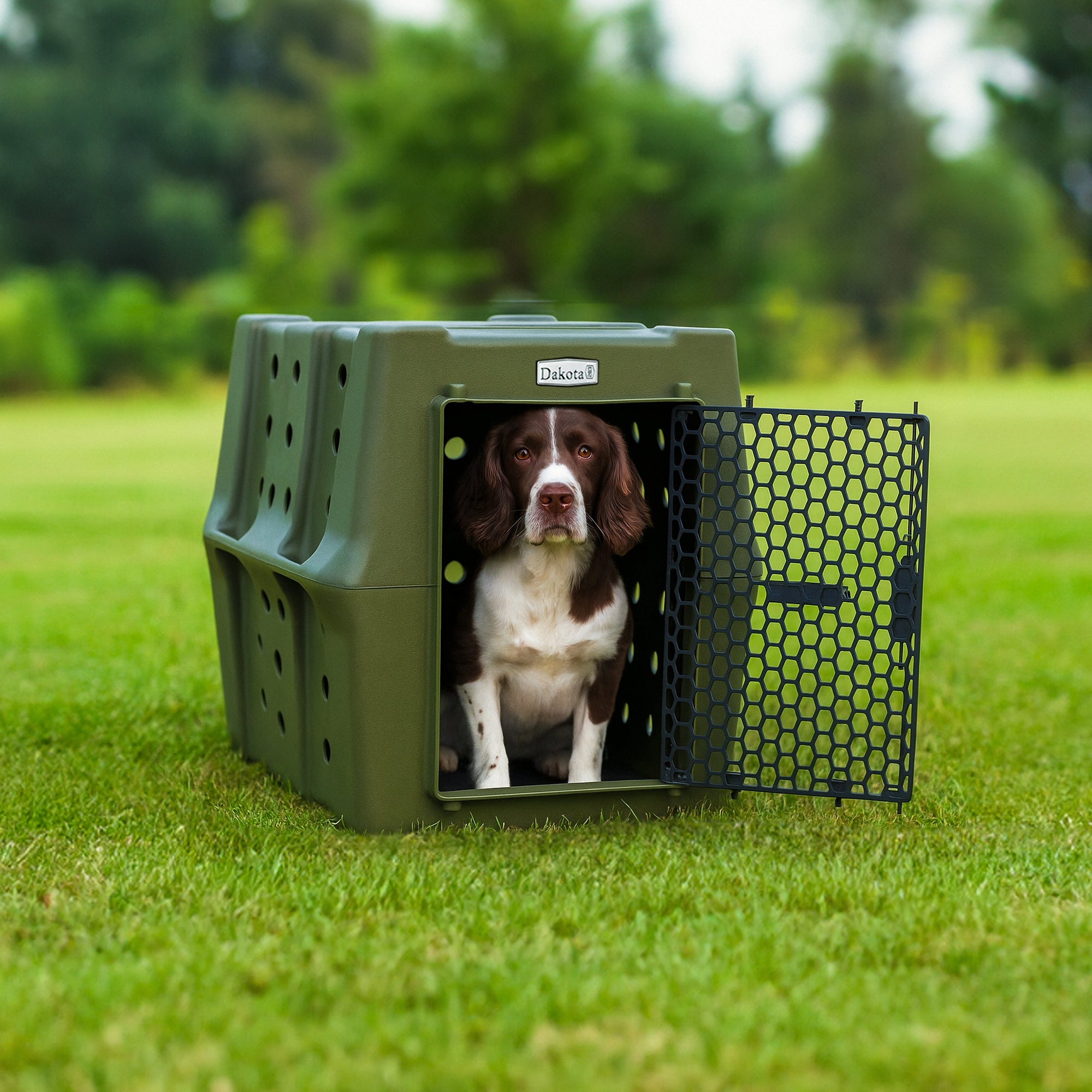 Dakota 283 Canine Rough and Tough Economy Pet Kennel, Intermediate (Open Box) - VMInnovations