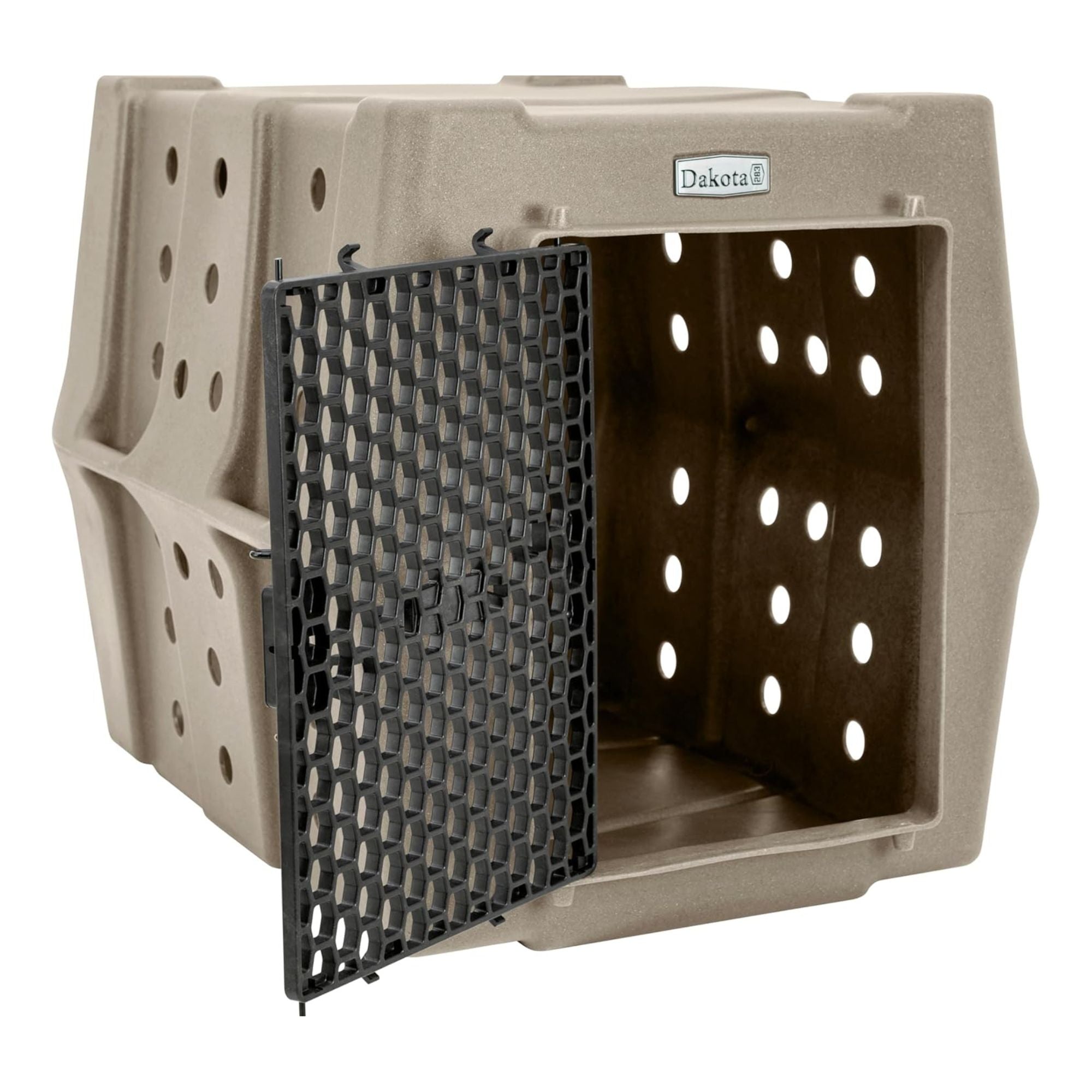 Dakota 283 Canine Rough and Tough Economy Pet Kennel, Intermediate, Sandstone