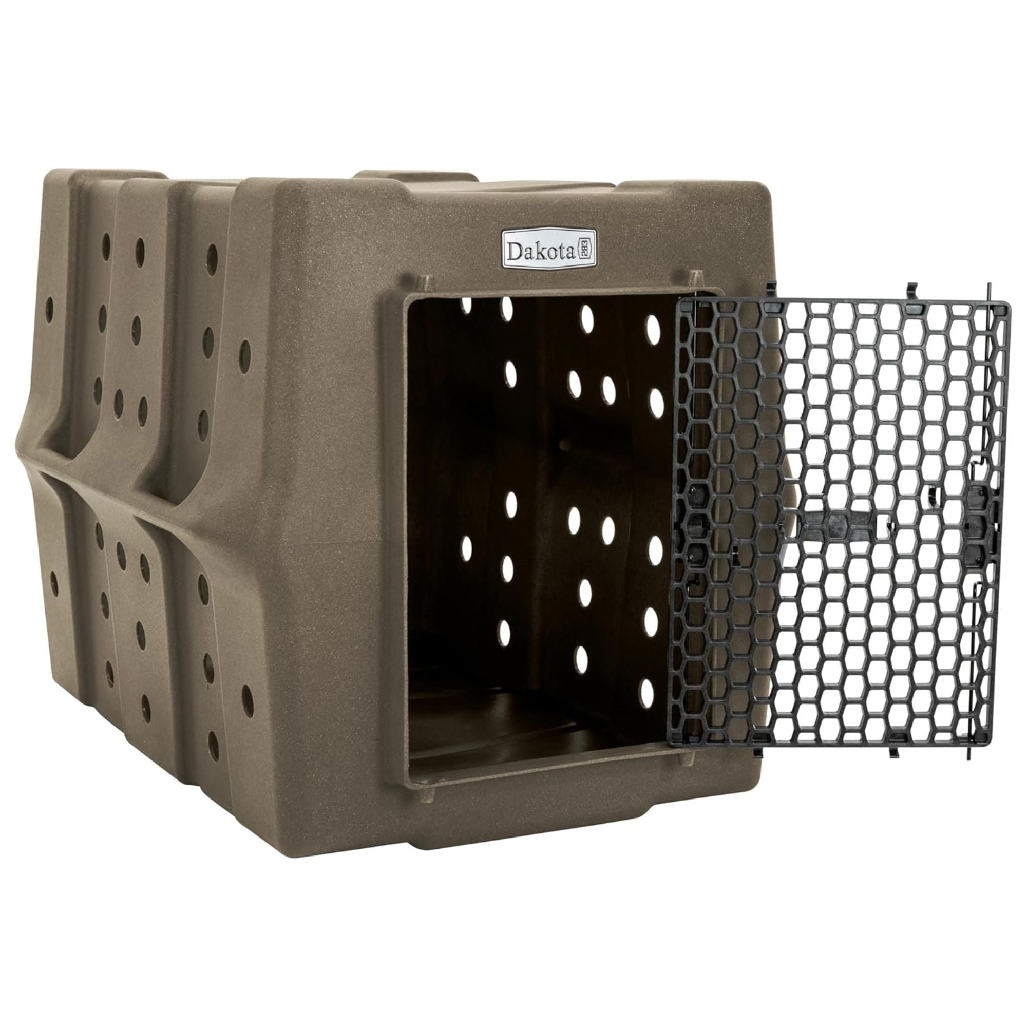 Dakota 283 Canine Rough and Tough Economy Pet Kennel, Large, Coyote Granite - VMInnovations
