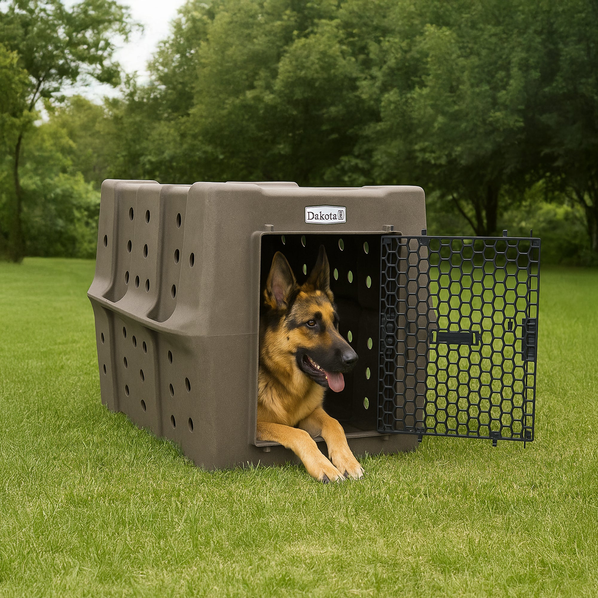 Dakota 283 Canine Rough and Tough Economy Pet Kennel, Large (Open Box) - VMInnovations