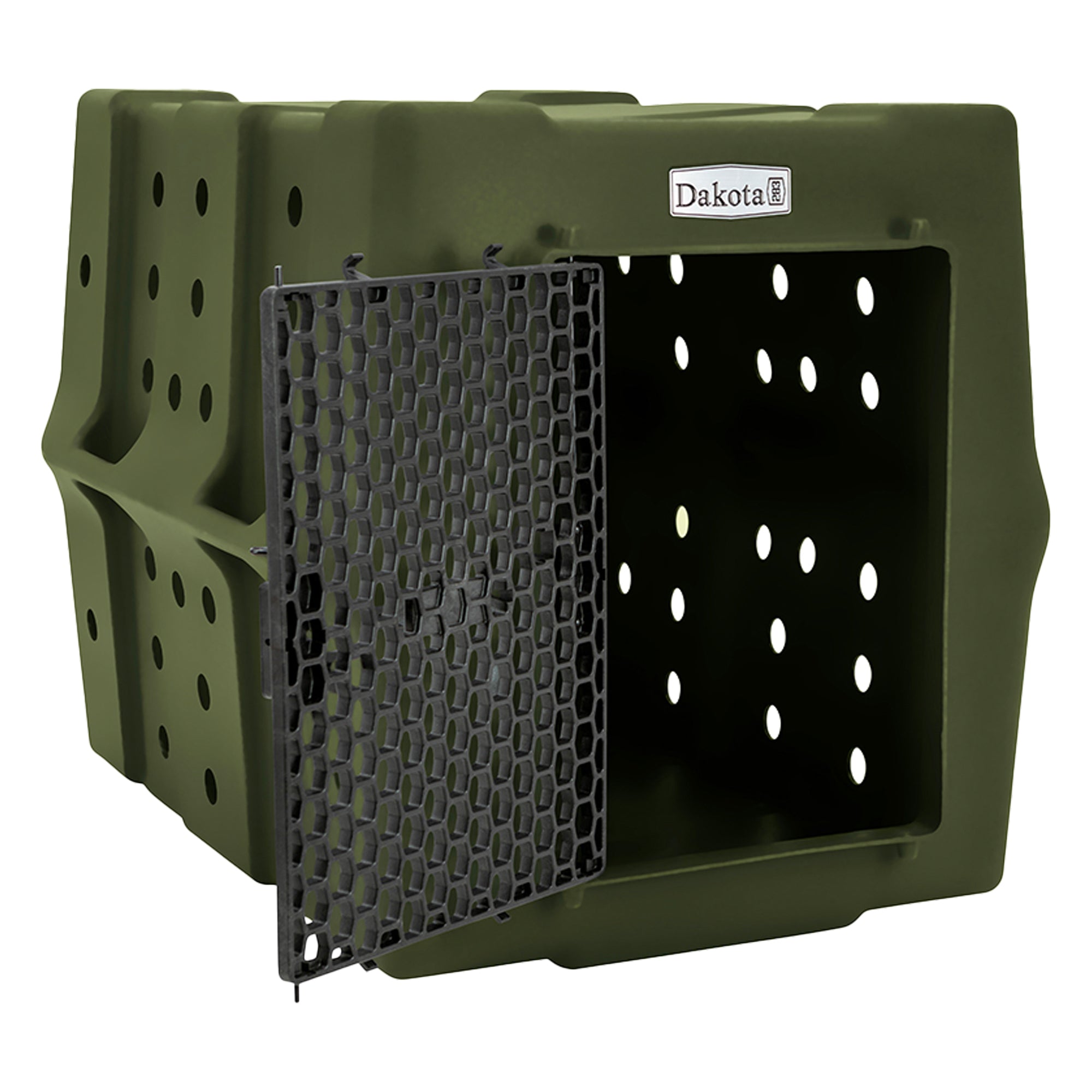 Dakota 283 Canine Rough and Tough Economy Kennel, Pet Crate, Large, Olive (Used) - VMInnovations
