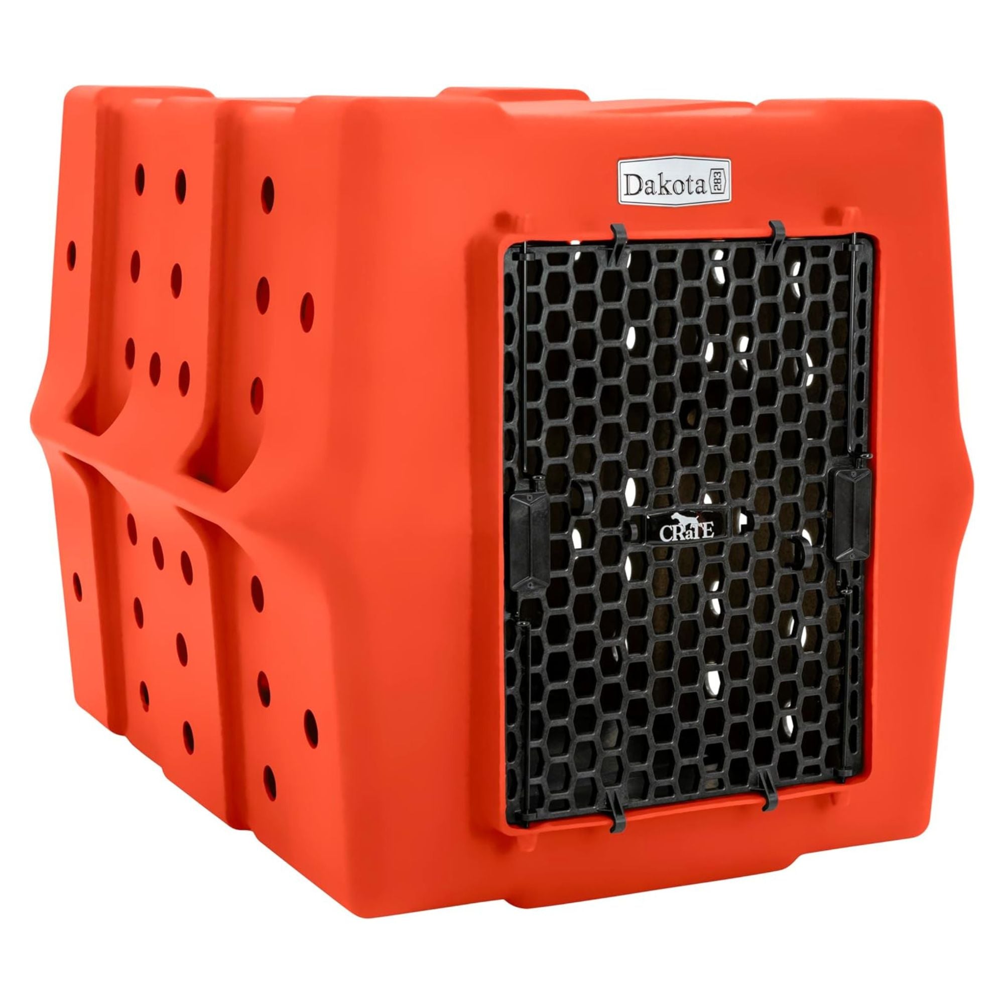 Dakota 283 Canine Rough and Tough Economy Kennel, Pet Crate, Large, Orange - VMInnovations